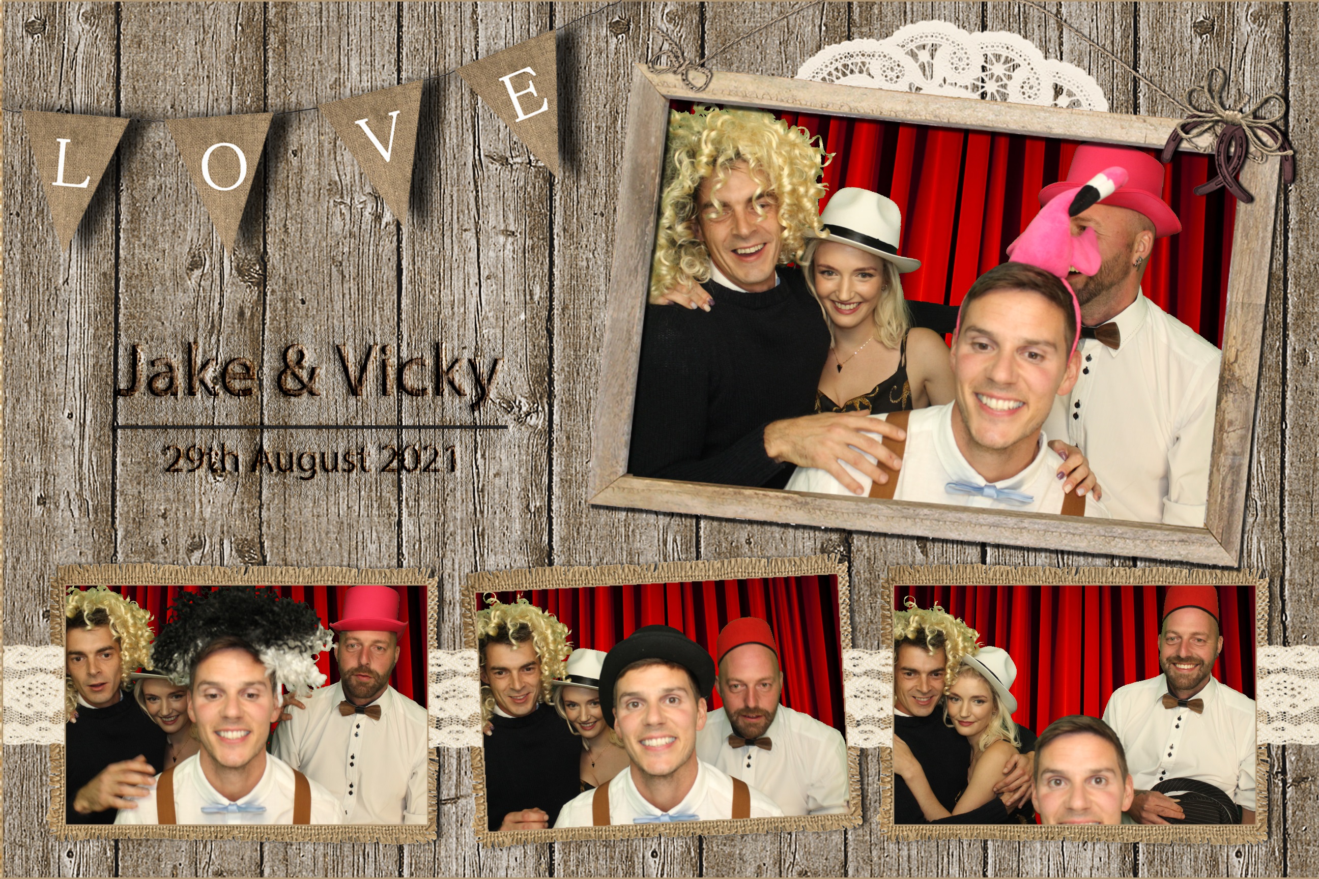 Jake & Vicky | View more photos from the event at images.mobile-photo-booth.com/u/MobilePhotoBoothUK/Jake-Vicky
