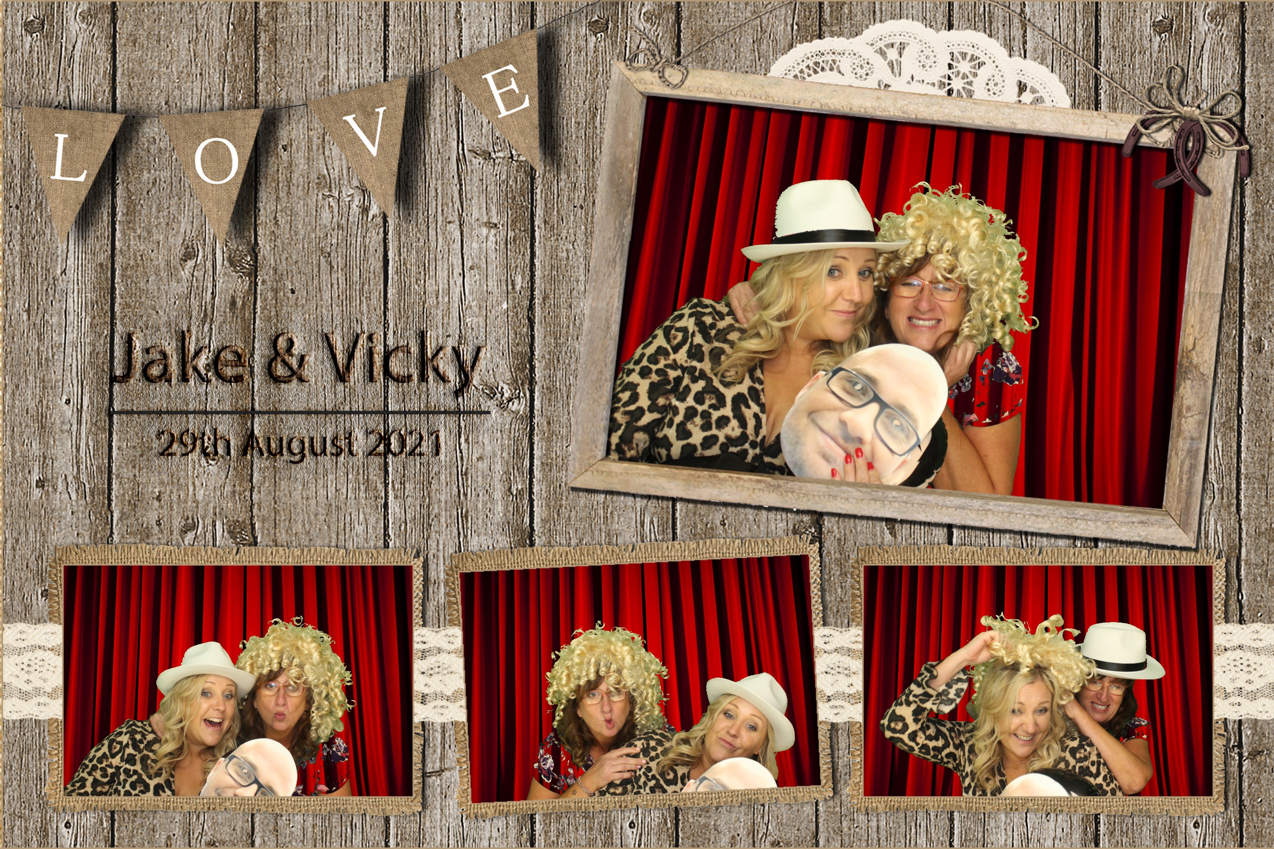 Jake & Vicky | View more photos from the event at images.mobile-photo-booth.com/u/MobilePhotoBoothUK/Jake-Vicky