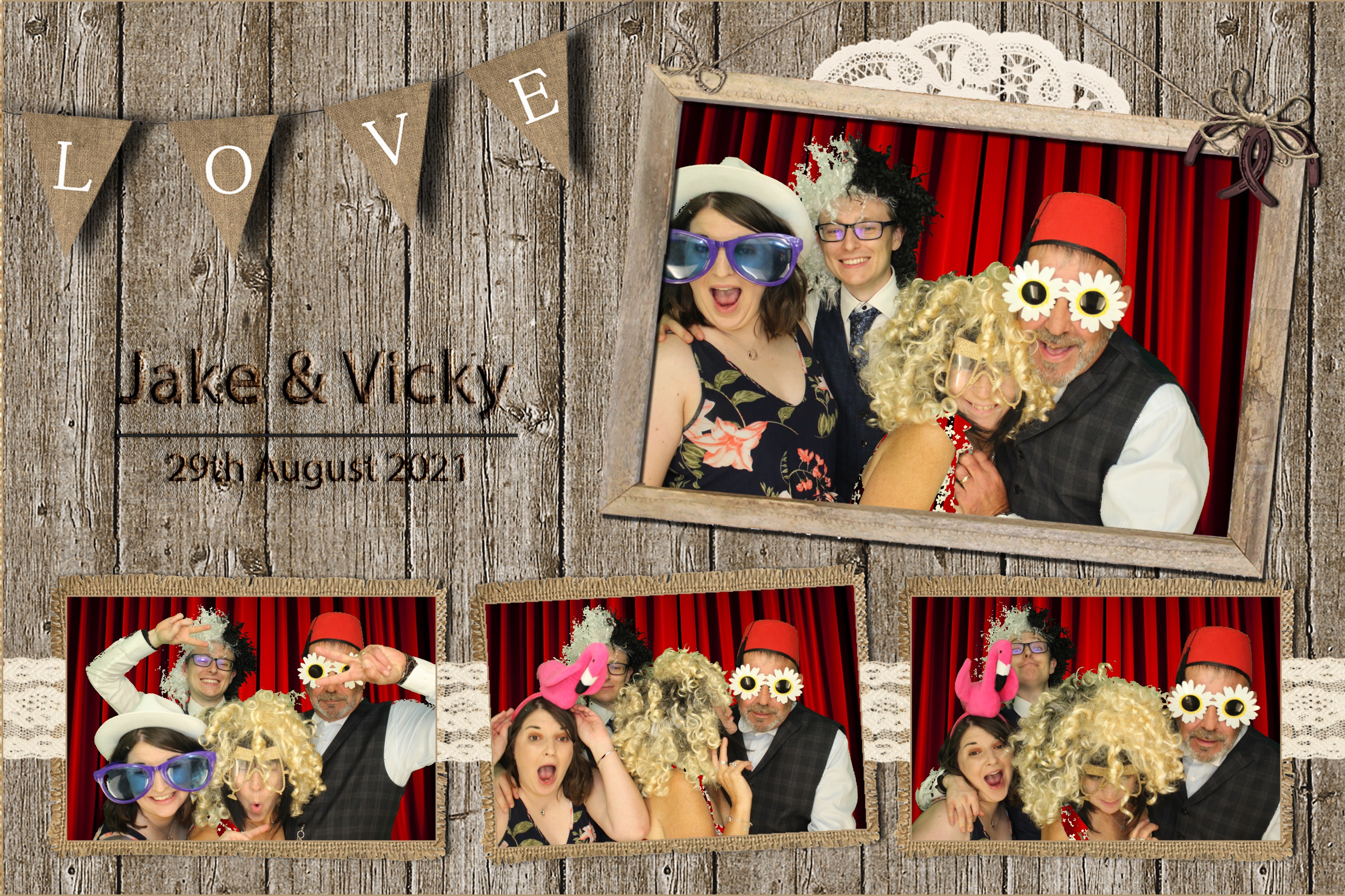 Jake & Vicky | View more photos from the event at images.mobile-photo-booth.com/u/MobilePhotoBoothUK/Jake-Vicky
