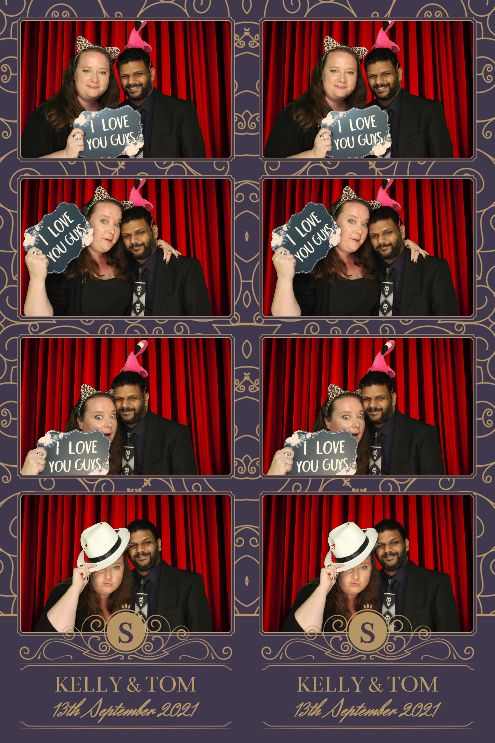 Kelly & Tom | View more photos from the event at images.mobile-photo-booth.com/u/MobilePhotoBoothUK/Kelly-Tom