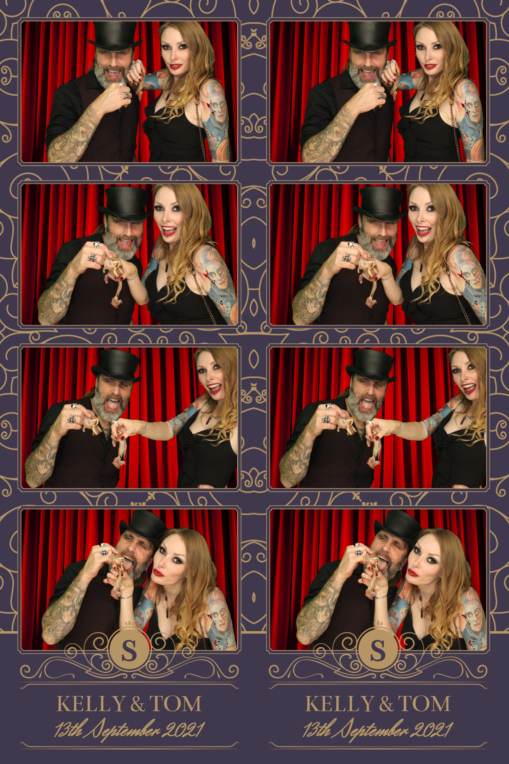 Kelly & Tom | View more photos from the event at images.mobile-photo-booth.com/u/MobilePhotoBoothUK/Kelly-Tom