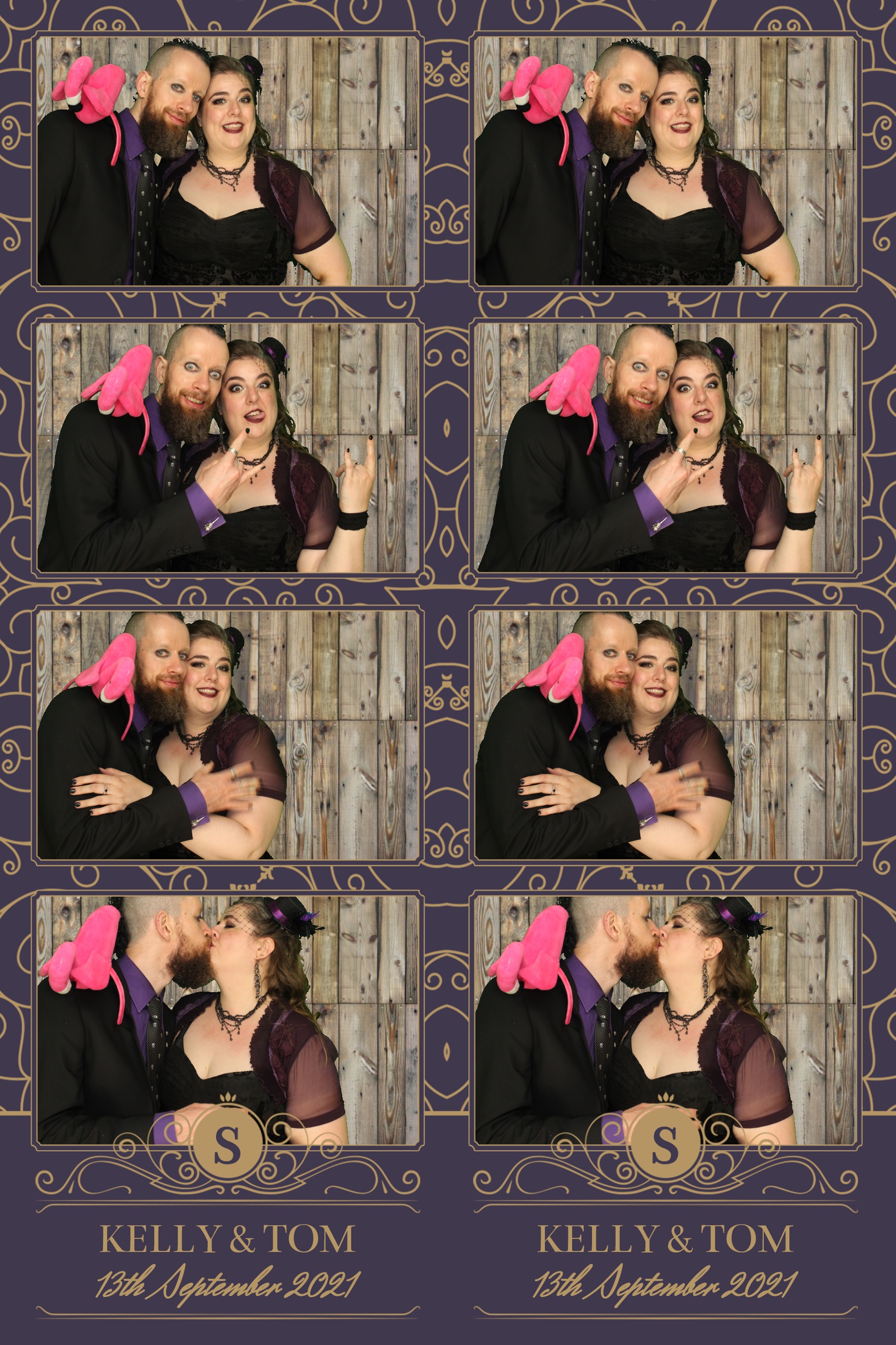 Kelly & Tom | View more photos from the event at images.mobile-photo-booth.com/u/MobilePhotoBoothUK/Kelly-Tom