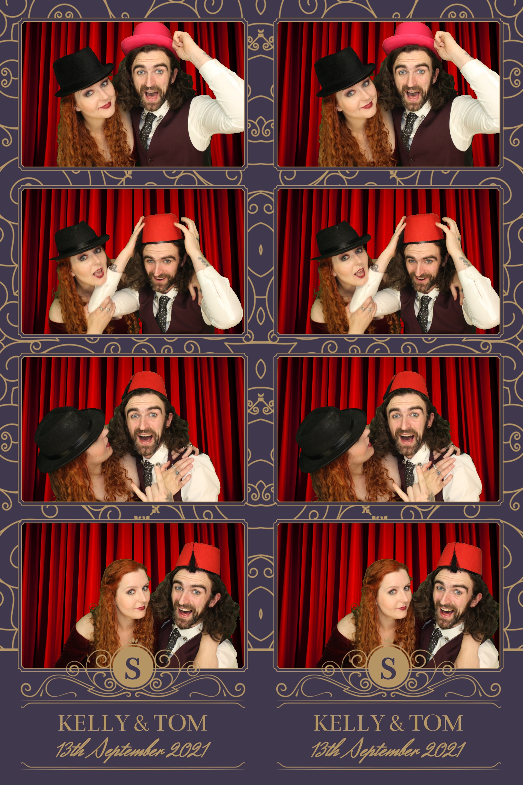 Kelly & Tom | View more photos from the event at images.mobile-photo-booth.com/u/MobilePhotoBoothUK/Kelly-Tom