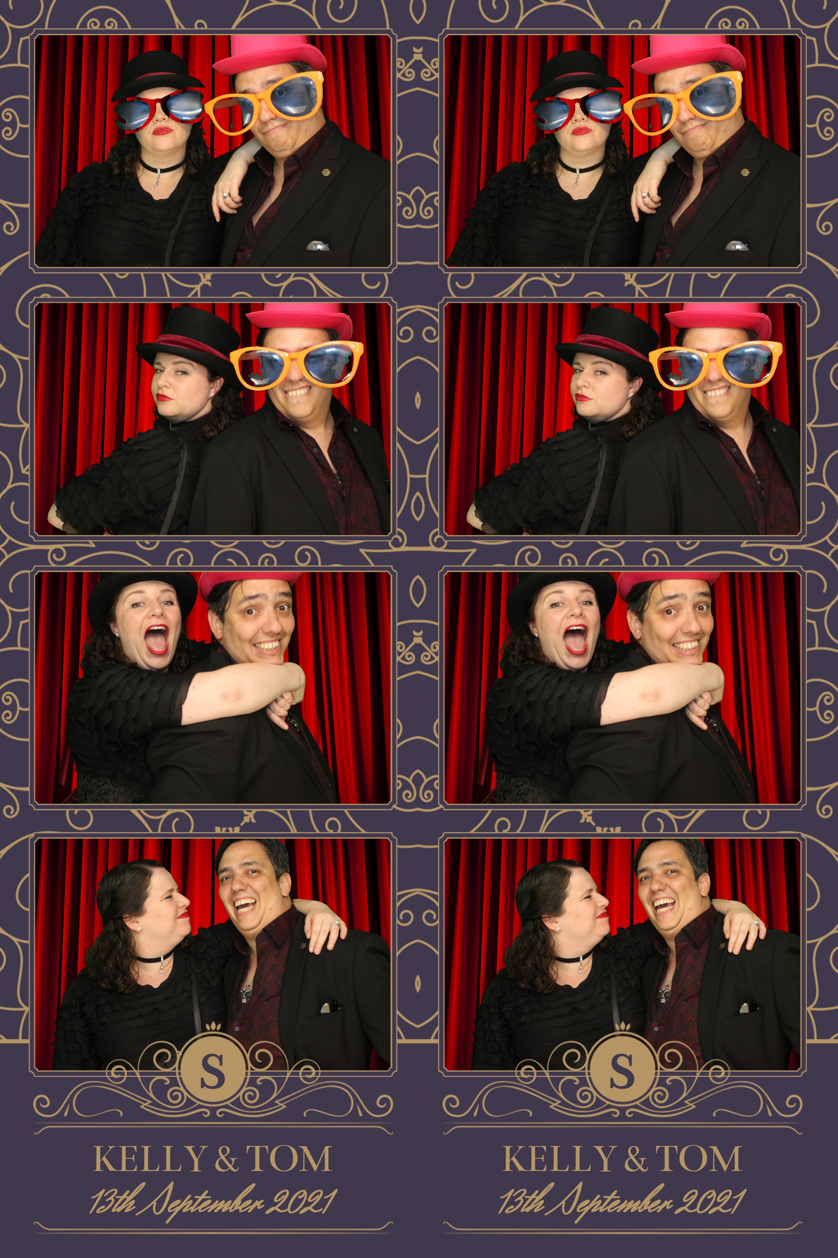 Kelly & Tom | View more photos from the event at images.mobile-photo-booth.com/u/MobilePhotoBoothUK/Kelly-Tom