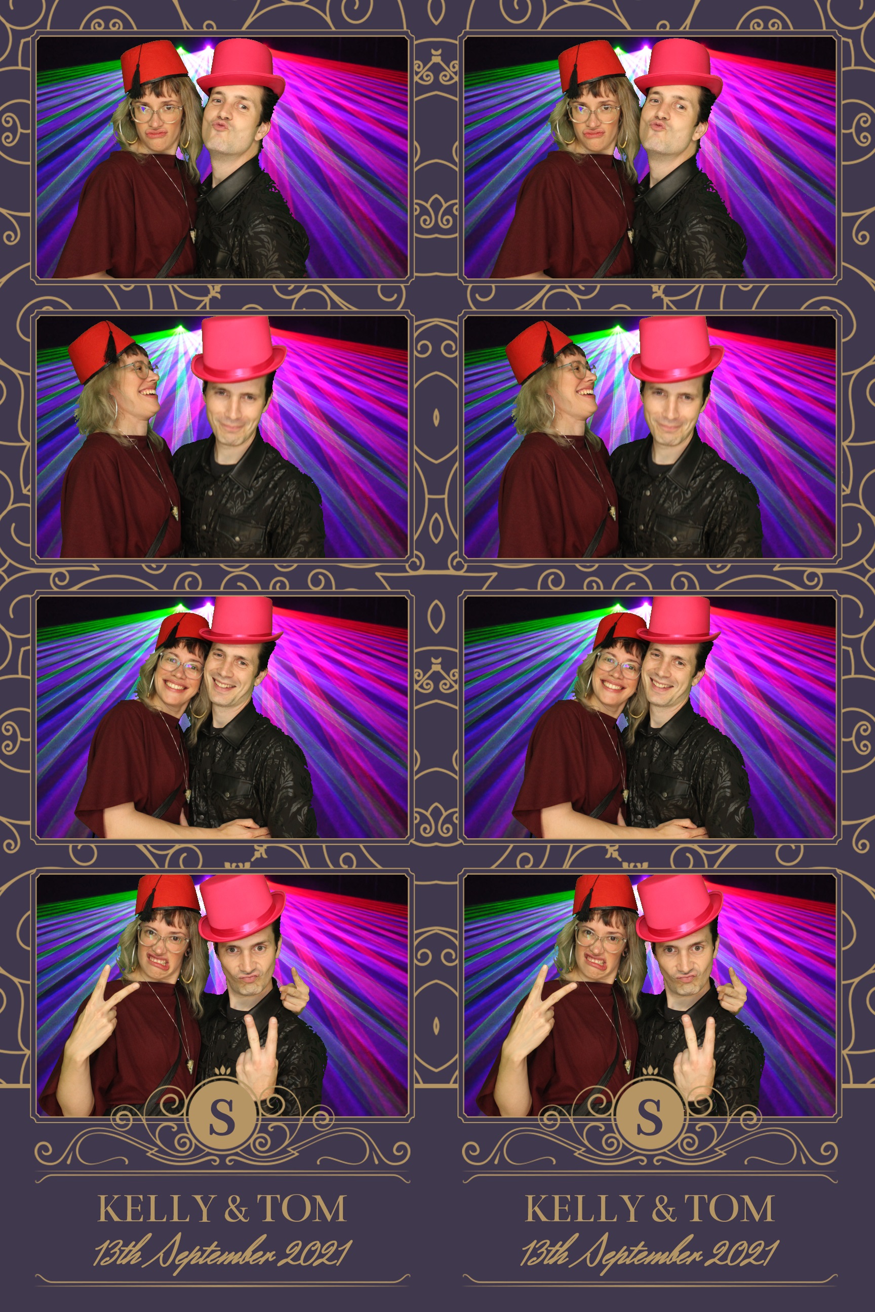Kelly & Tom | View more photos from the event at images.mobile-photo-booth.com/u/MobilePhotoBoothUK/Kelly-Tom