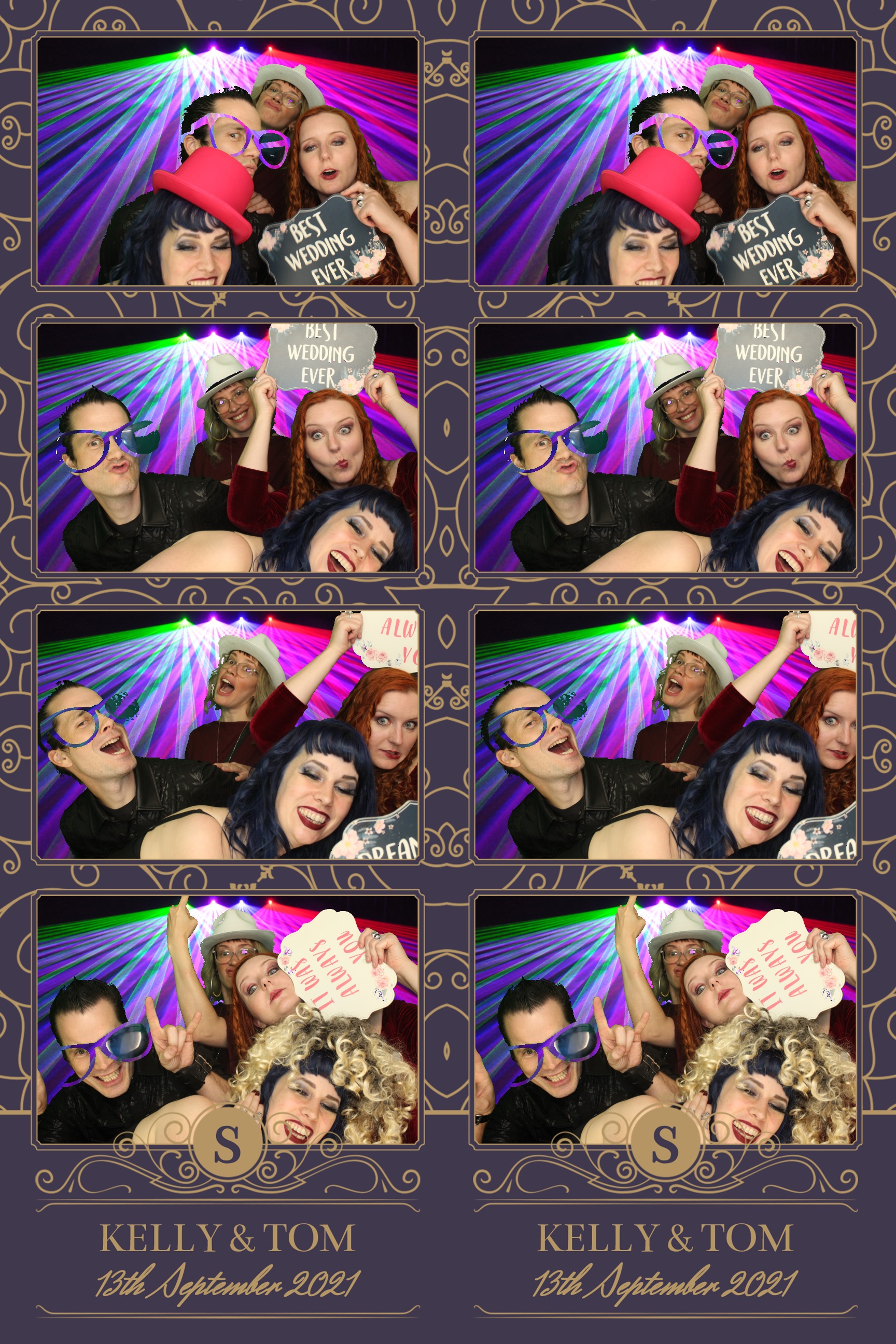 Kelly & Tom | View more photos from the event at images.mobile-photo-booth.com/u/MobilePhotoBoothUK/Kelly-Tom
