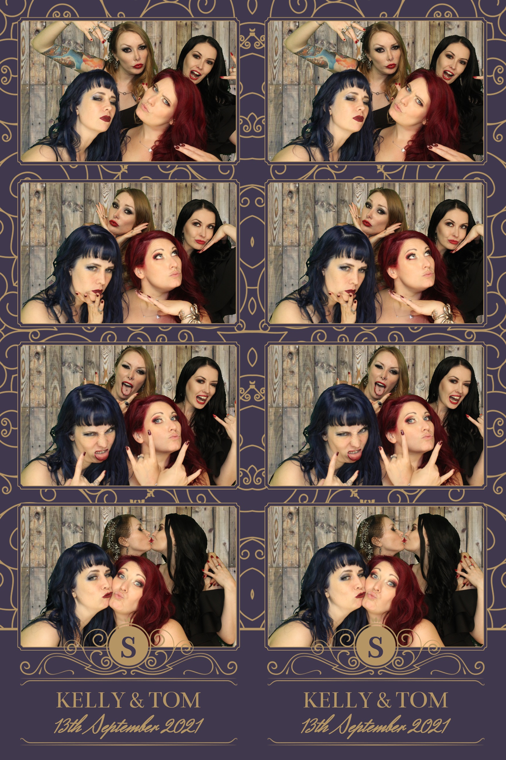 Kelly & Tom | View more photos from the event at images.mobile-photo-booth.com/u/MobilePhotoBoothUK/Kelly-Tom