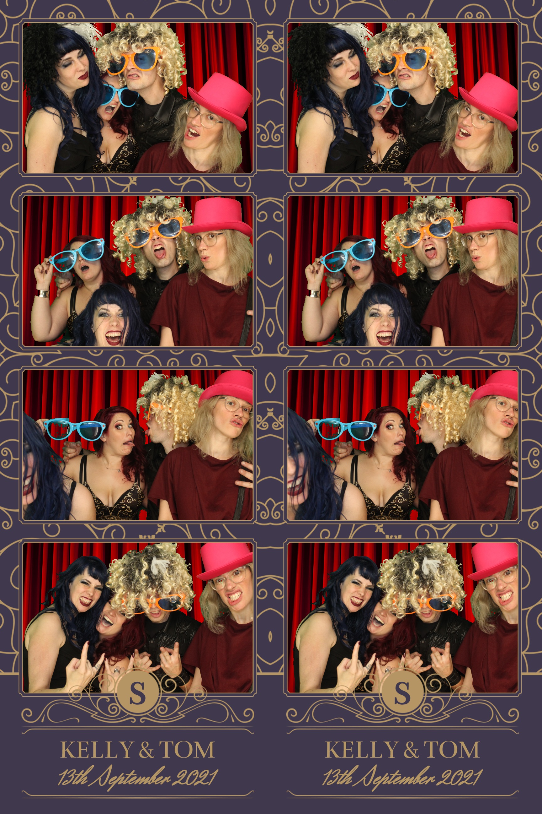 Kelly & Tom | View more photos from the event at images.mobile-photo-booth.com/u/MobilePhotoBoothUK/Kelly-Tom