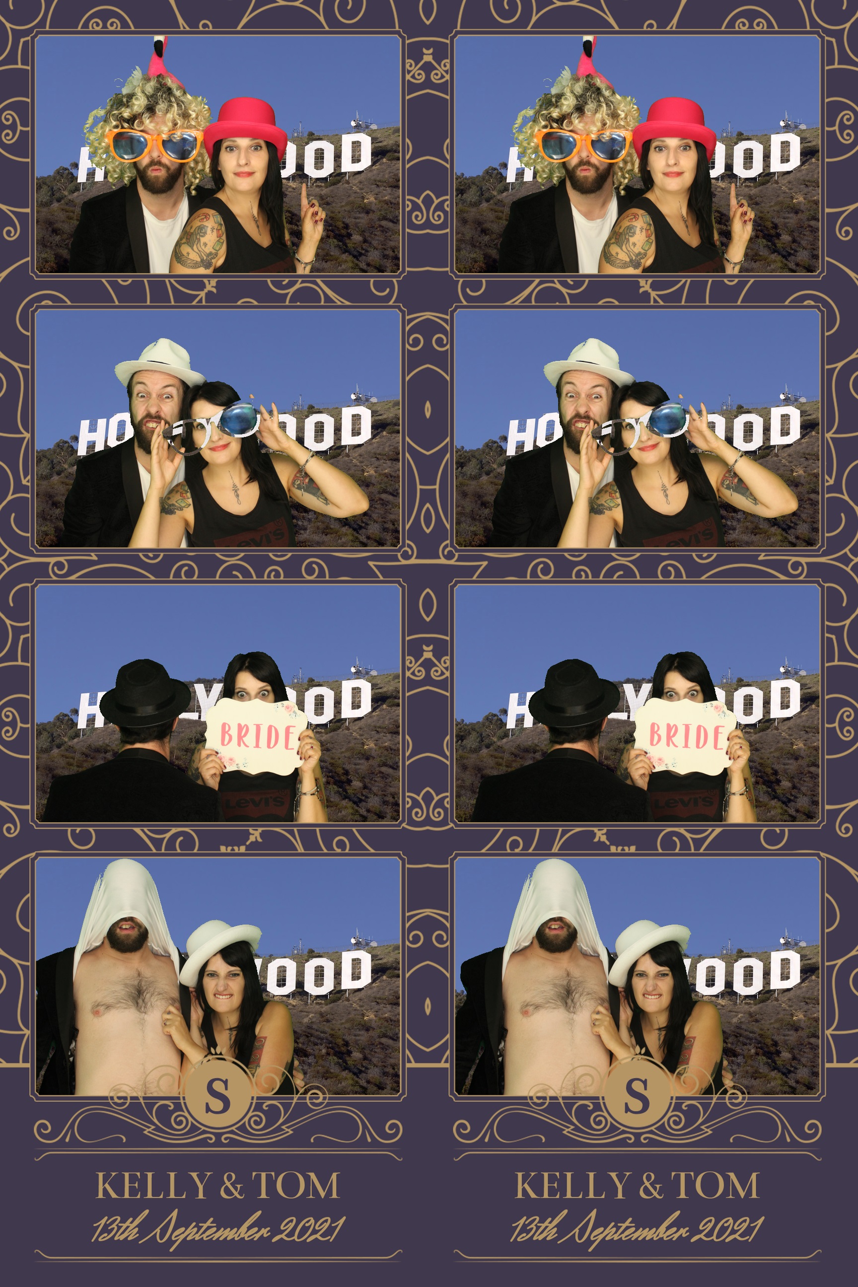 Kelly & Tom | View more photos from the event at images.mobile-photo-booth.com/u/MobilePhotoBoothUK/Kelly-Tom