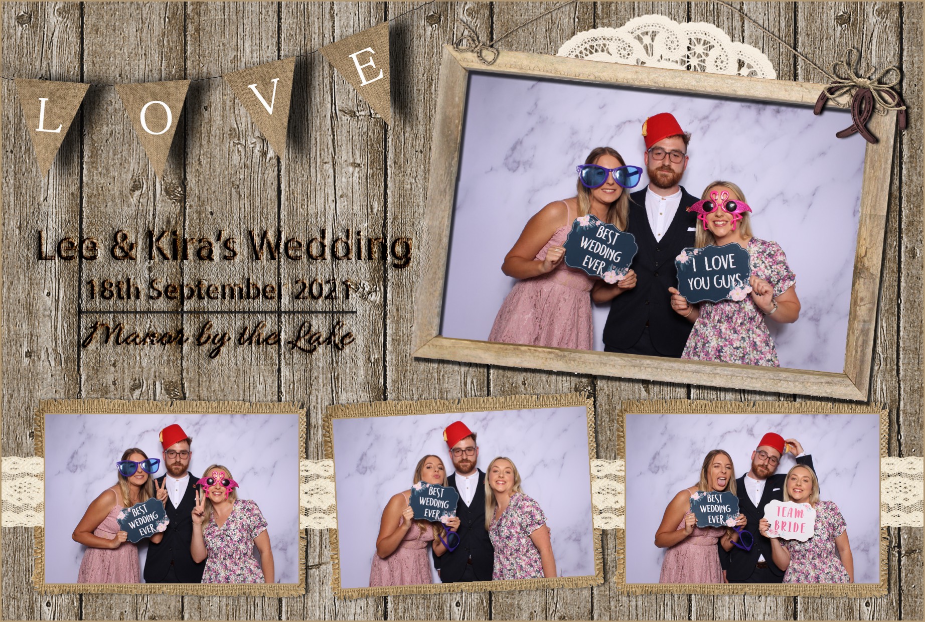 Lee & Kira | View more photos from the event at images.mobile-photo-booth.com/u/MobilePhotoBoothUK/Lee-Kira