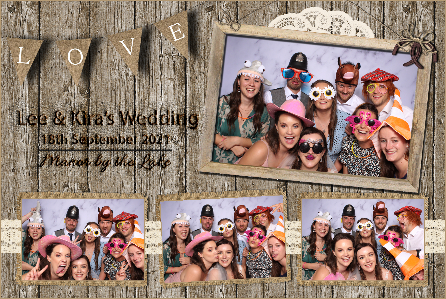 Lee & Kira | View more photos from the event at images.mobile-photo-booth.com/u/MobilePhotoBoothUK/Lee-Kira