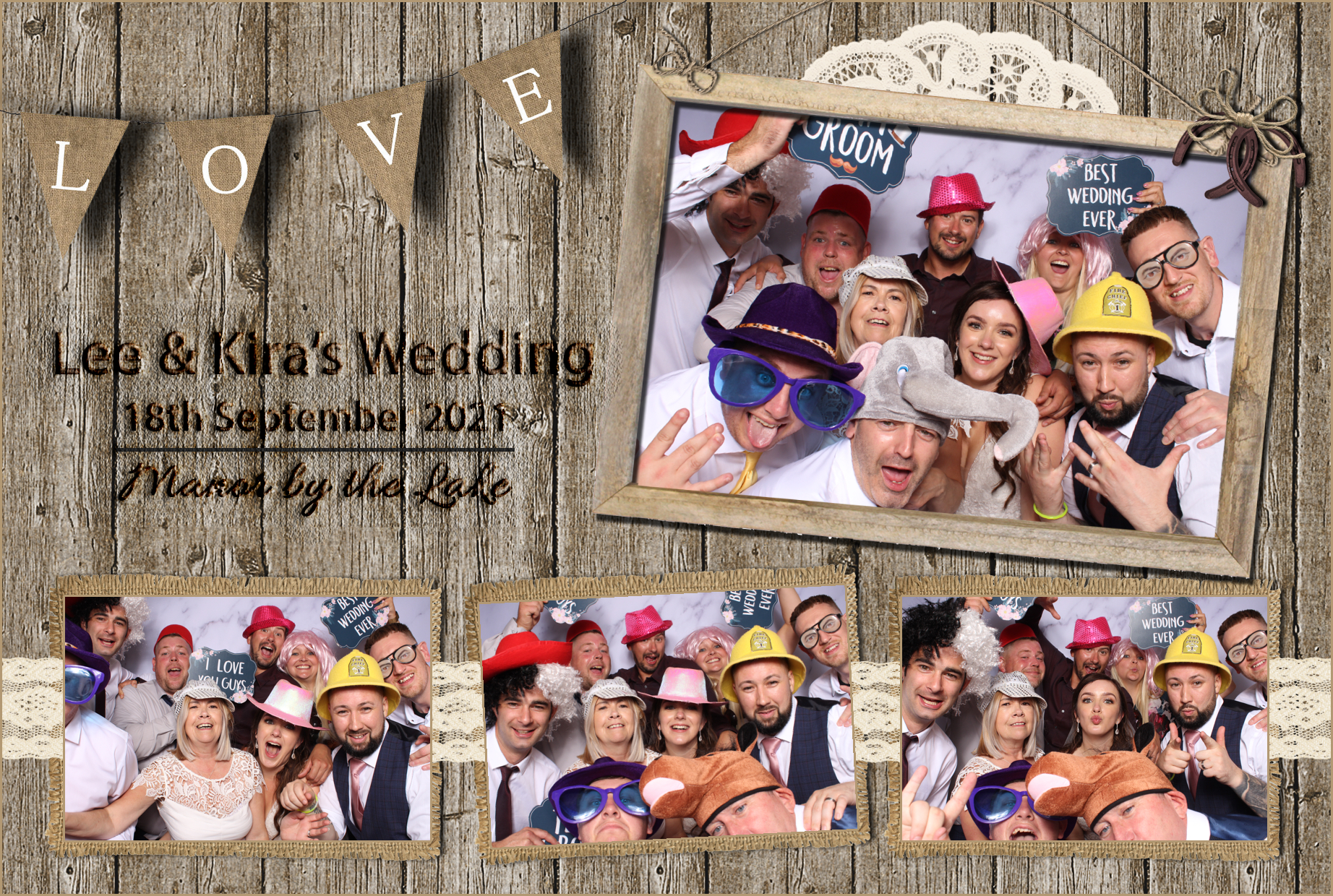 Lee & Kira | View more photos from the event at images.mobile-photo-booth.com/u/MobilePhotoBoothUK/Lee-Kira