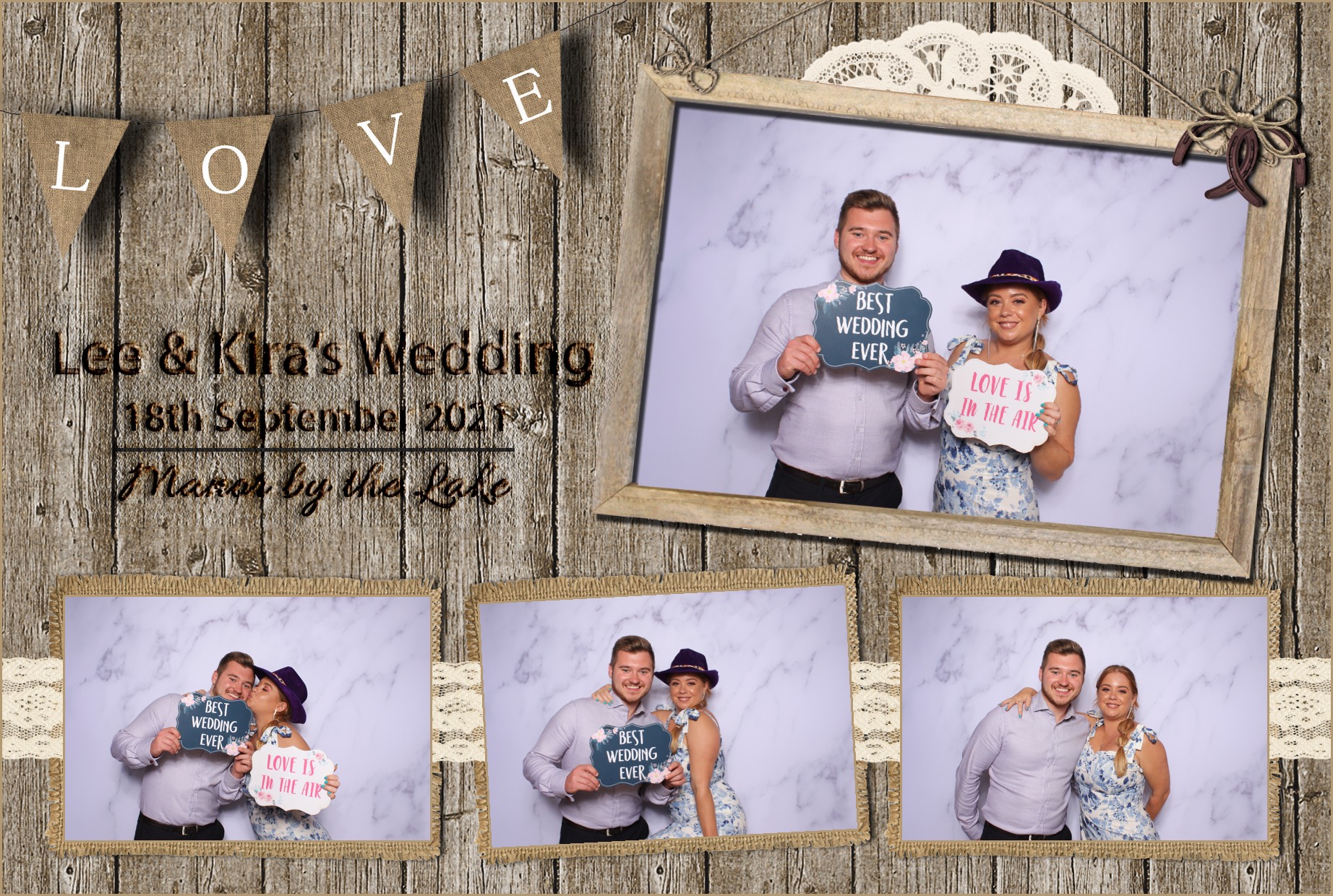 Lee & Kira | View more photos from the event at images.mobile-photo-booth.com/u/MobilePhotoBoothUK/Lee-Kira