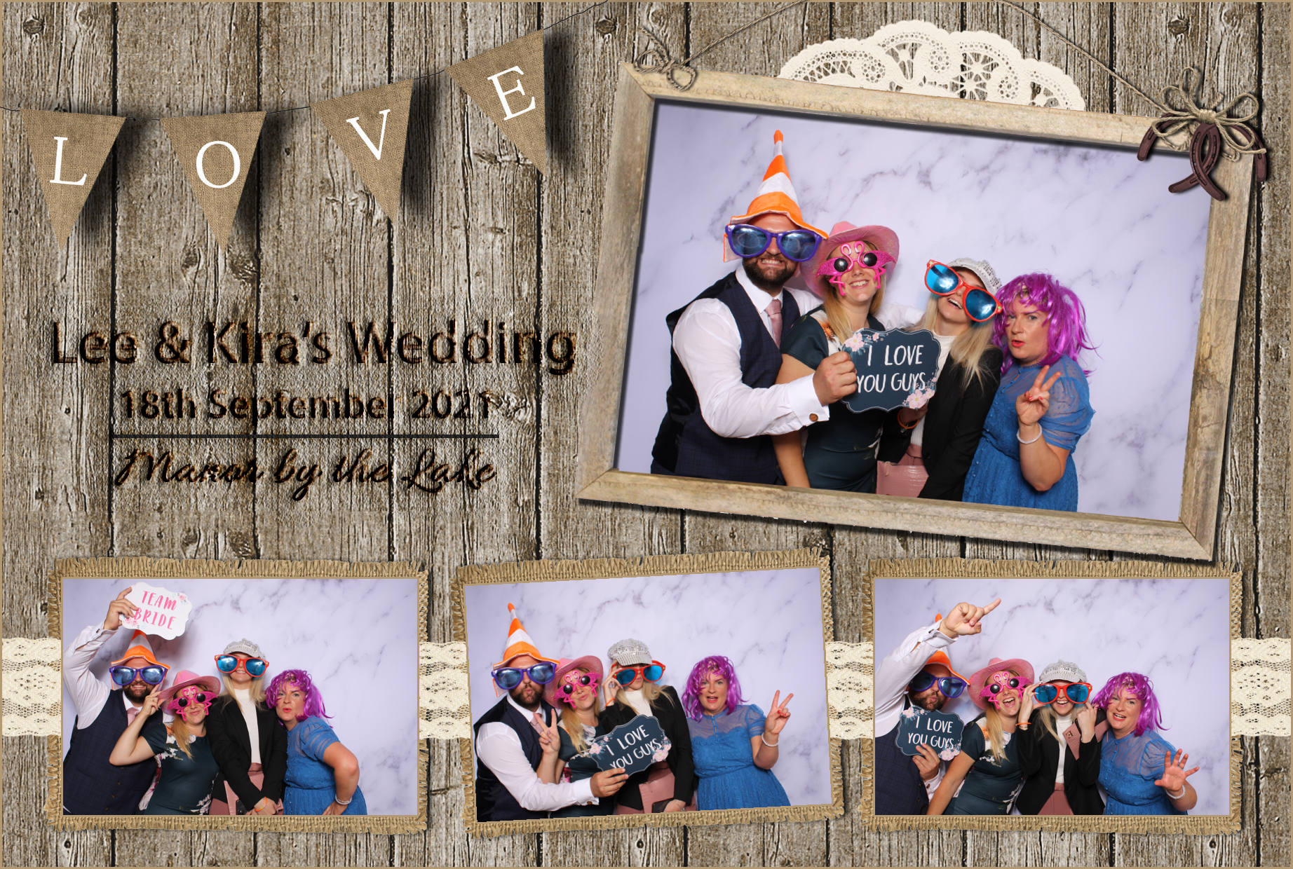 Lee & Kira | View more photos from the event at images.mobile-photo-booth.com/u/MobilePhotoBoothUK/Lee-Kira