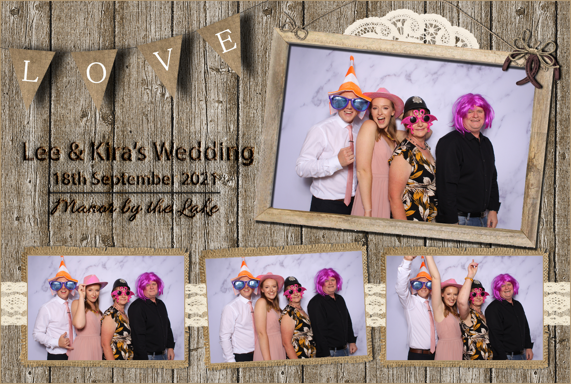 Lee & Kira | View more photos from the event at images.mobile-photo-booth.com/u/MobilePhotoBoothUK/Lee-Kira