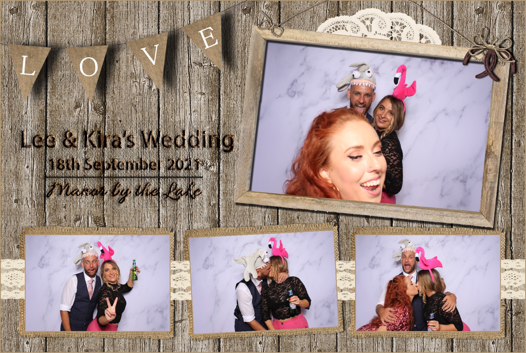 Lee & Kira | View more photos from the event at images.mobile-photo-booth.com/u/MobilePhotoBoothUK/Lee-Kira