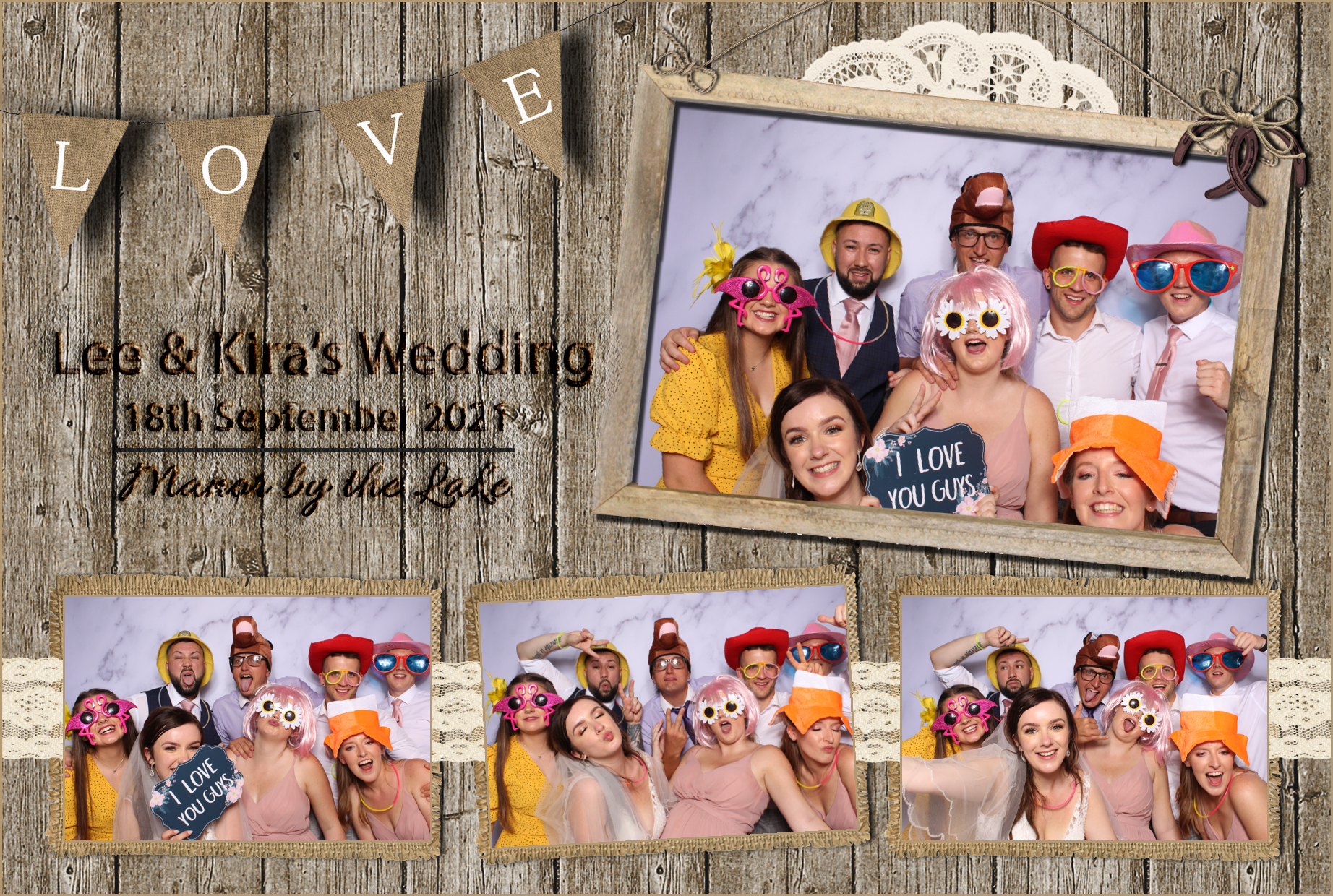 Lee & Kira | View more photos from the event at images.mobile-photo-booth.com/u/MobilePhotoBoothUK/Lee-Kira