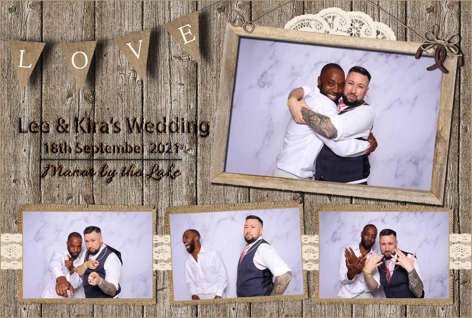 Lee & Kira | View more photos from the event at images.mobile-photo-booth.com/u/MobilePhotoBoothUK/Lee-Kira