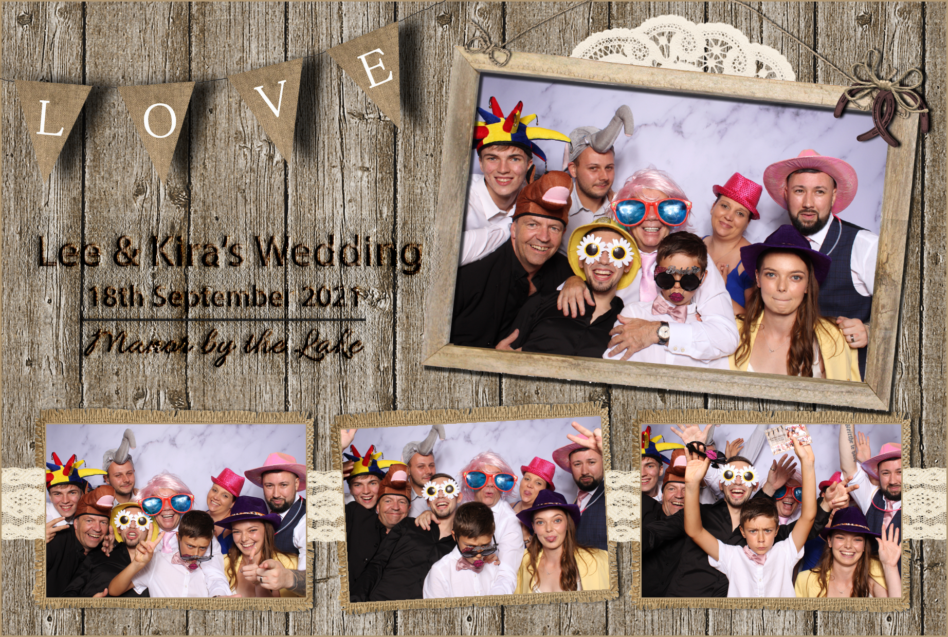 Lee & Kira | View more photos from the event at images.mobile-photo-booth.com/u/MobilePhotoBoothUK/Lee-Kira
