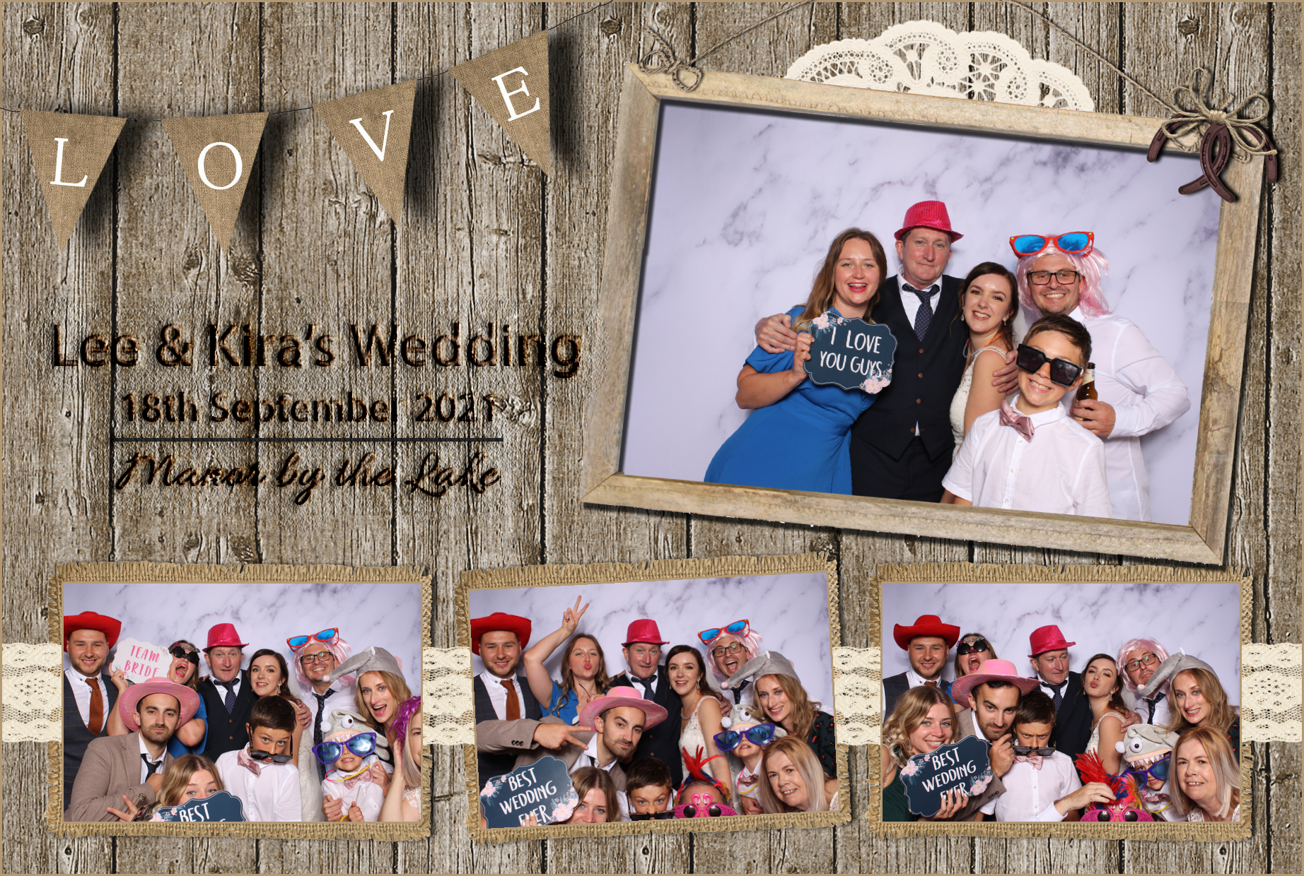 Lee & Kira | View more photos from the event at images.mobile-photo-booth.com/u/MobilePhotoBoothUK/Lee-Kira
