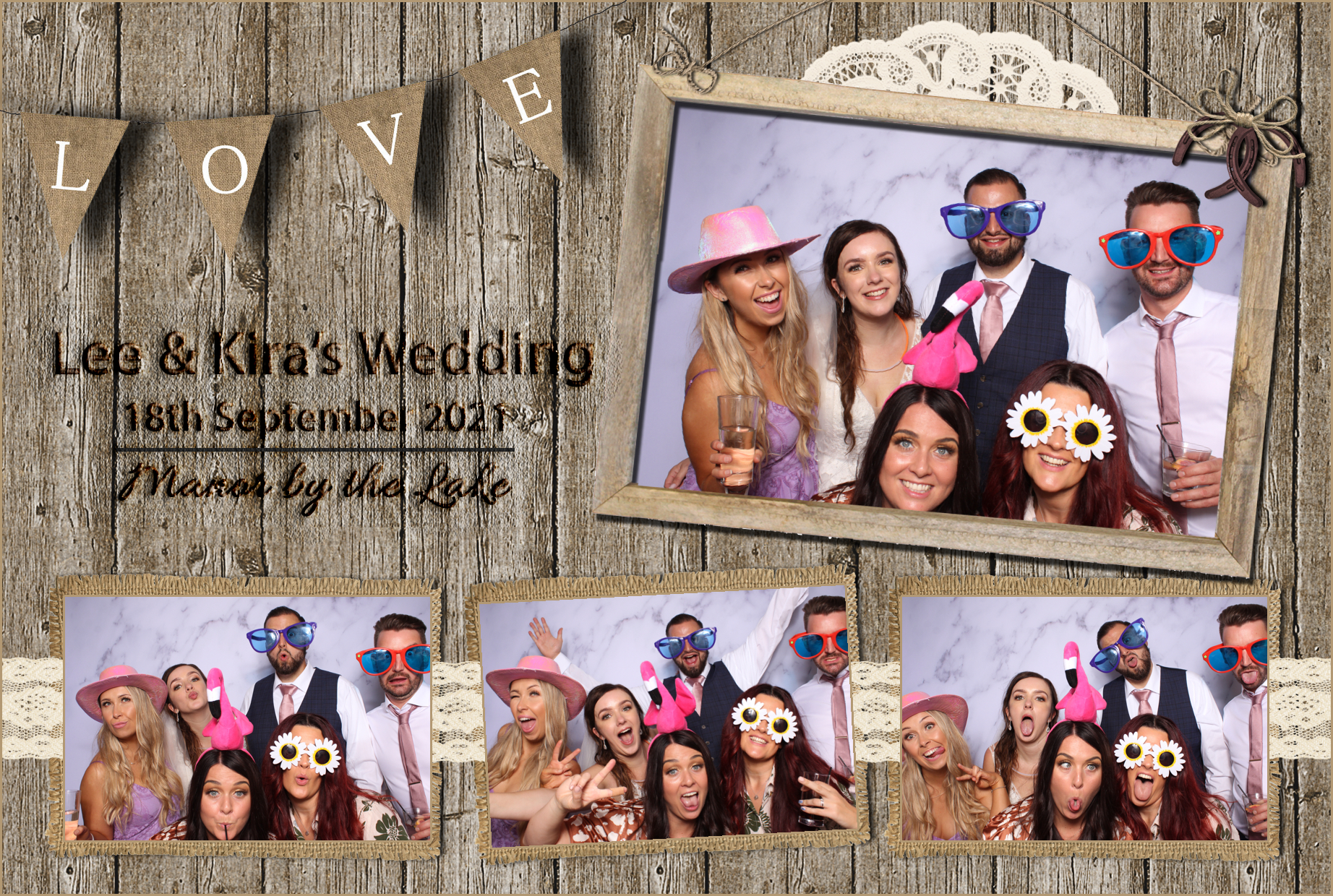 Lee & Kira | View more photos from the event at images.mobile-photo-booth.com/u/MobilePhotoBoothUK/Lee-Kira