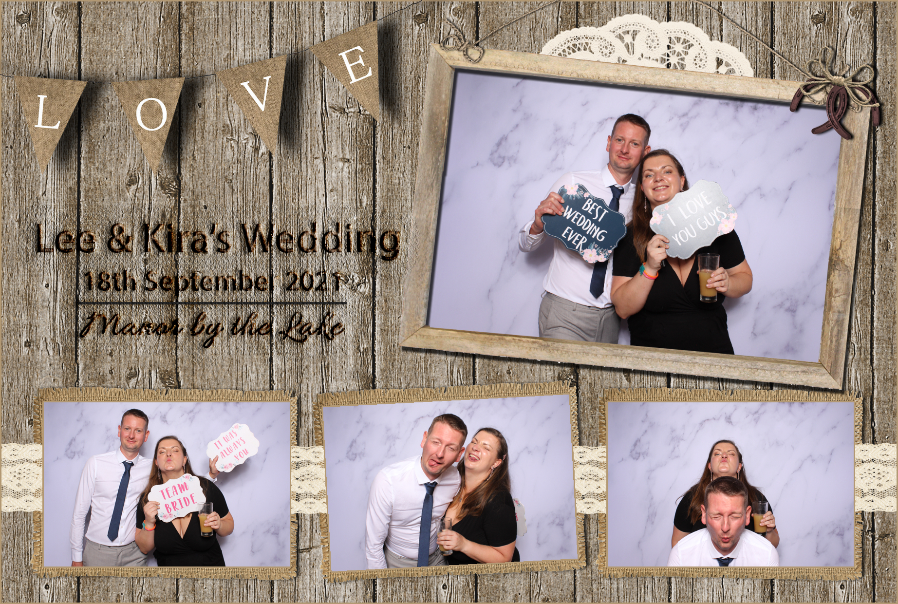 Lee & Kira | View more photos from the event at images.mobile-photo-booth.com/u/MobilePhotoBoothUK/Lee-Kira