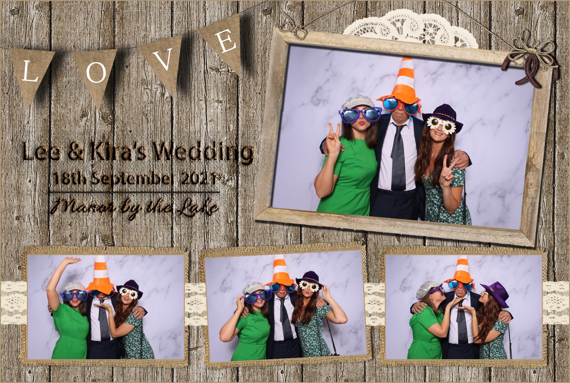 Lee & Kira | View more photos from the event at images.mobile-photo-booth.com/u/MobilePhotoBoothUK/Lee-Kira