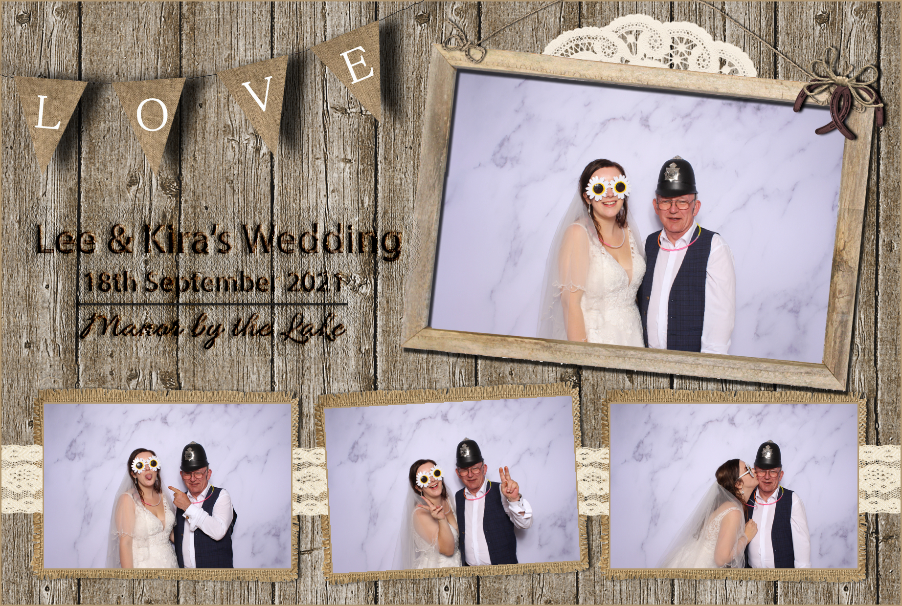 Lee & Kira | View more photos from the event at images.mobile-photo-booth.com/u/MobilePhotoBoothUK/Lee-Kira