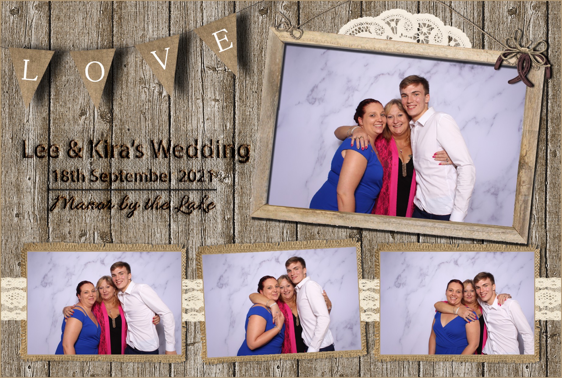 Lee & Kira | View more photos from the event at images.mobile-photo-booth.com/u/MobilePhotoBoothUK/Lee-Kira