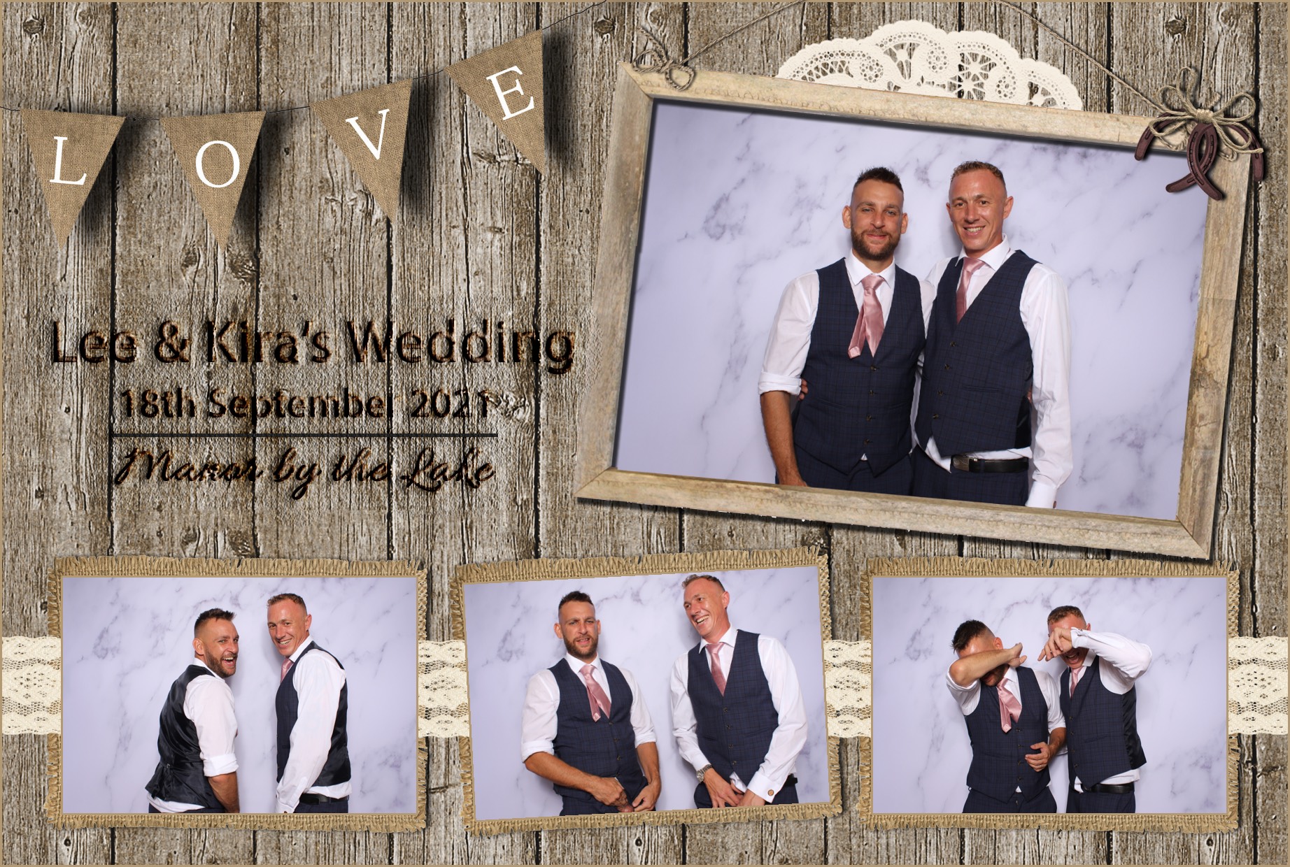 Lee & Kira | View more photos from the event at images.mobile-photo-booth.com/u/MobilePhotoBoothUK/Lee-Kira