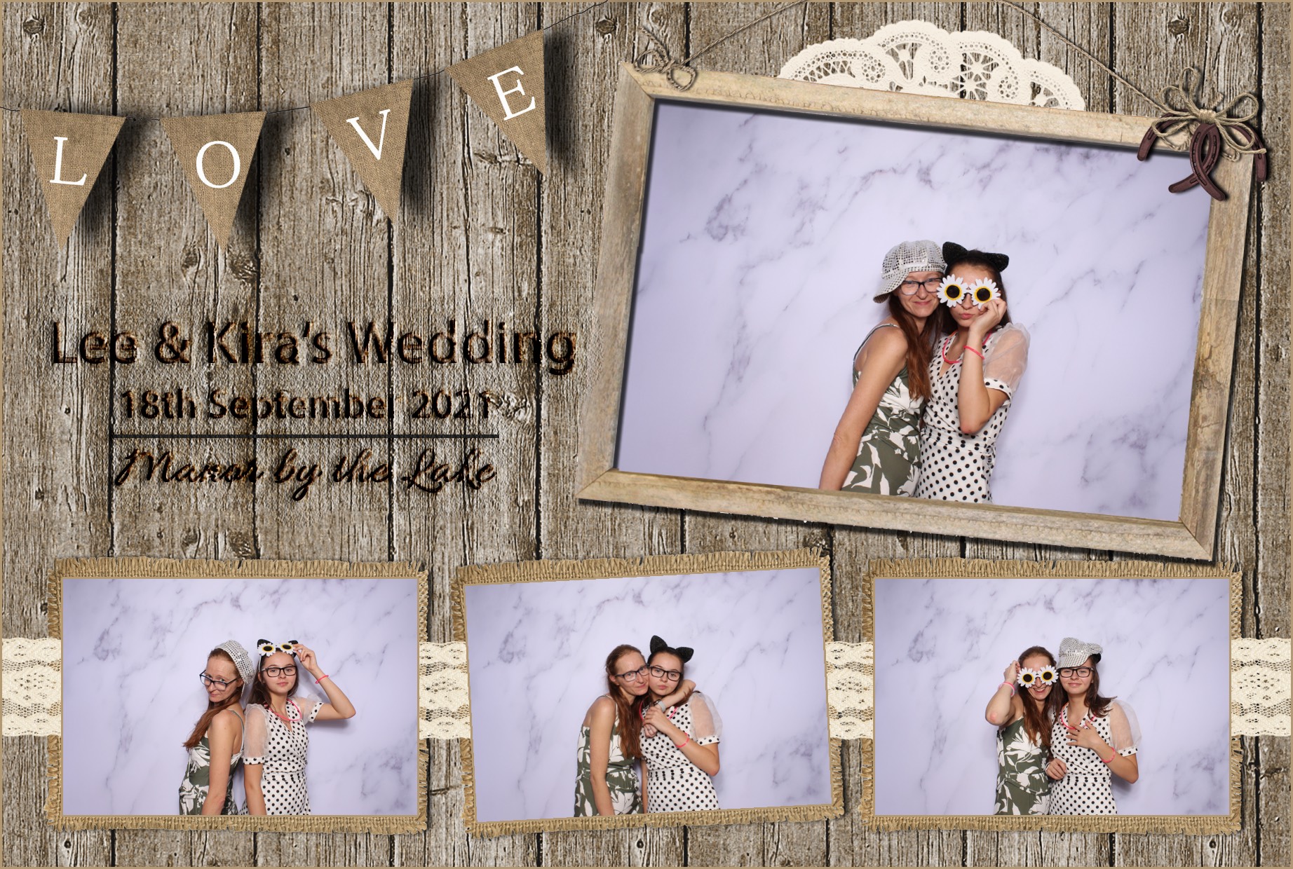 Lee & Kira | View more photos from the event at images.mobile-photo-booth.com/u/MobilePhotoBoothUK/Lee-Kira