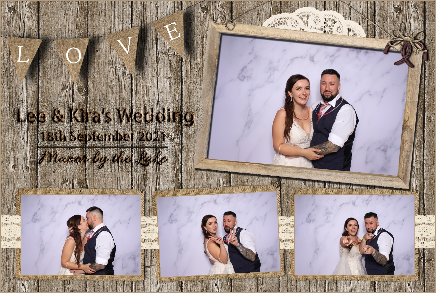 Lee & Kira | View more photos from the event at images.mobile-photo-booth.com/u/MobilePhotoBoothUK/Lee-Kira