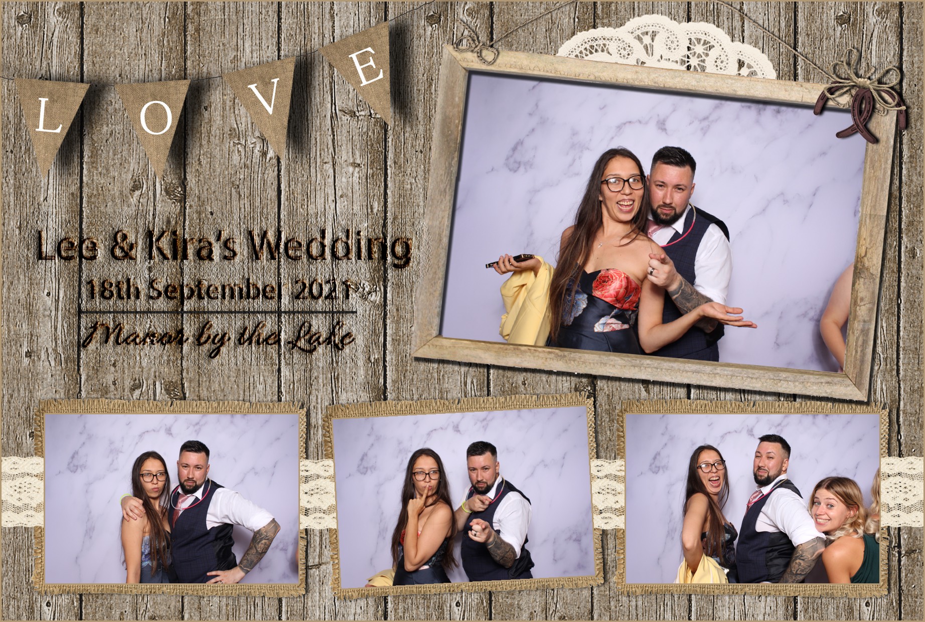 Lee & Kira | View more photos from the event at images.mobile-photo-booth.com/u/MobilePhotoBoothUK/Lee-Kira
