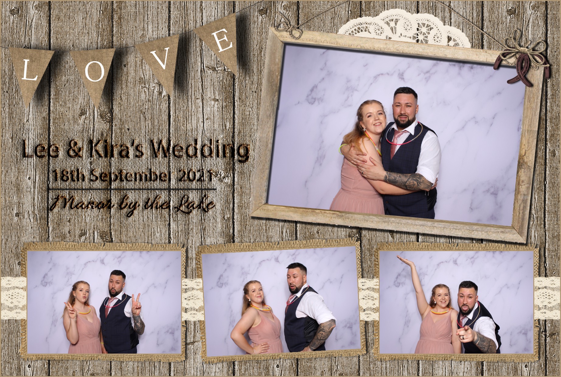 Lee & Kira | View more photos from the event at images.mobile-photo-booth.com/u/MobilePhotoBoothUK/Lee-Kira