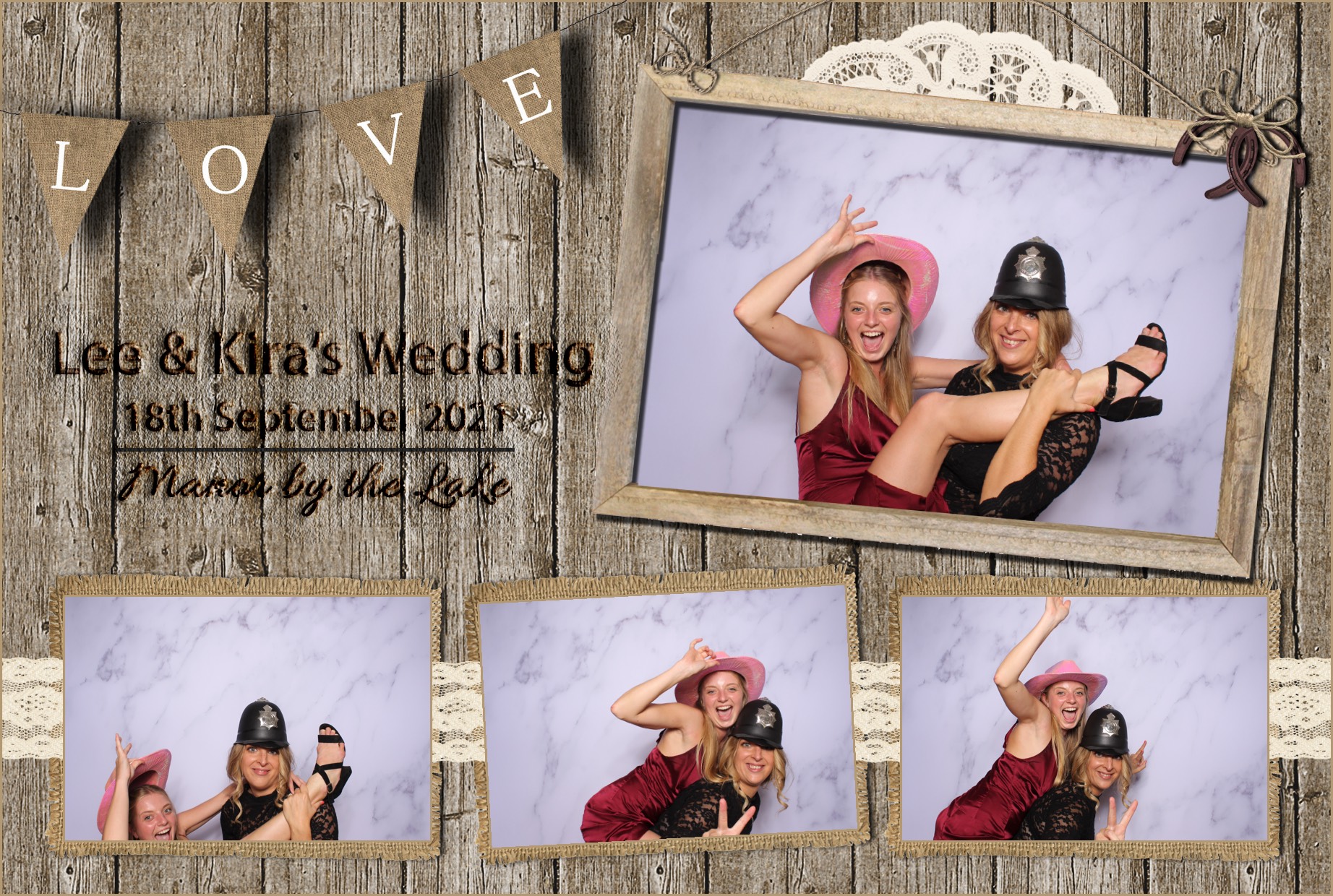 Lee & Kira | View more photos from the event at images.mobile-photo-booth.com/u/MobilePhotoBoothUK/Lee-Kira