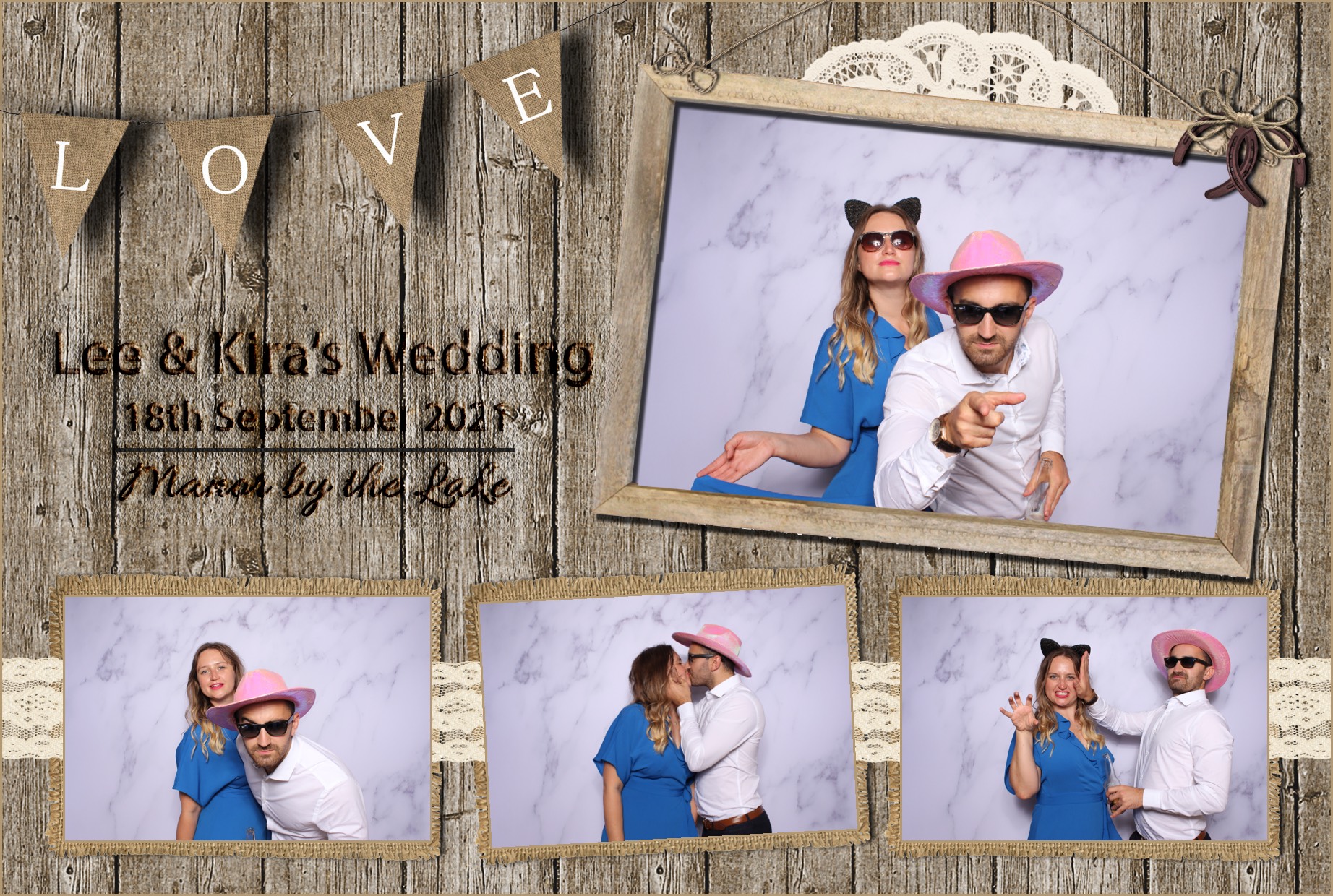 Lee & Kira | View more photos from the event at images.mobile-photo-booth.com/u/MobilePhotoBoothUK/Lee-Kira