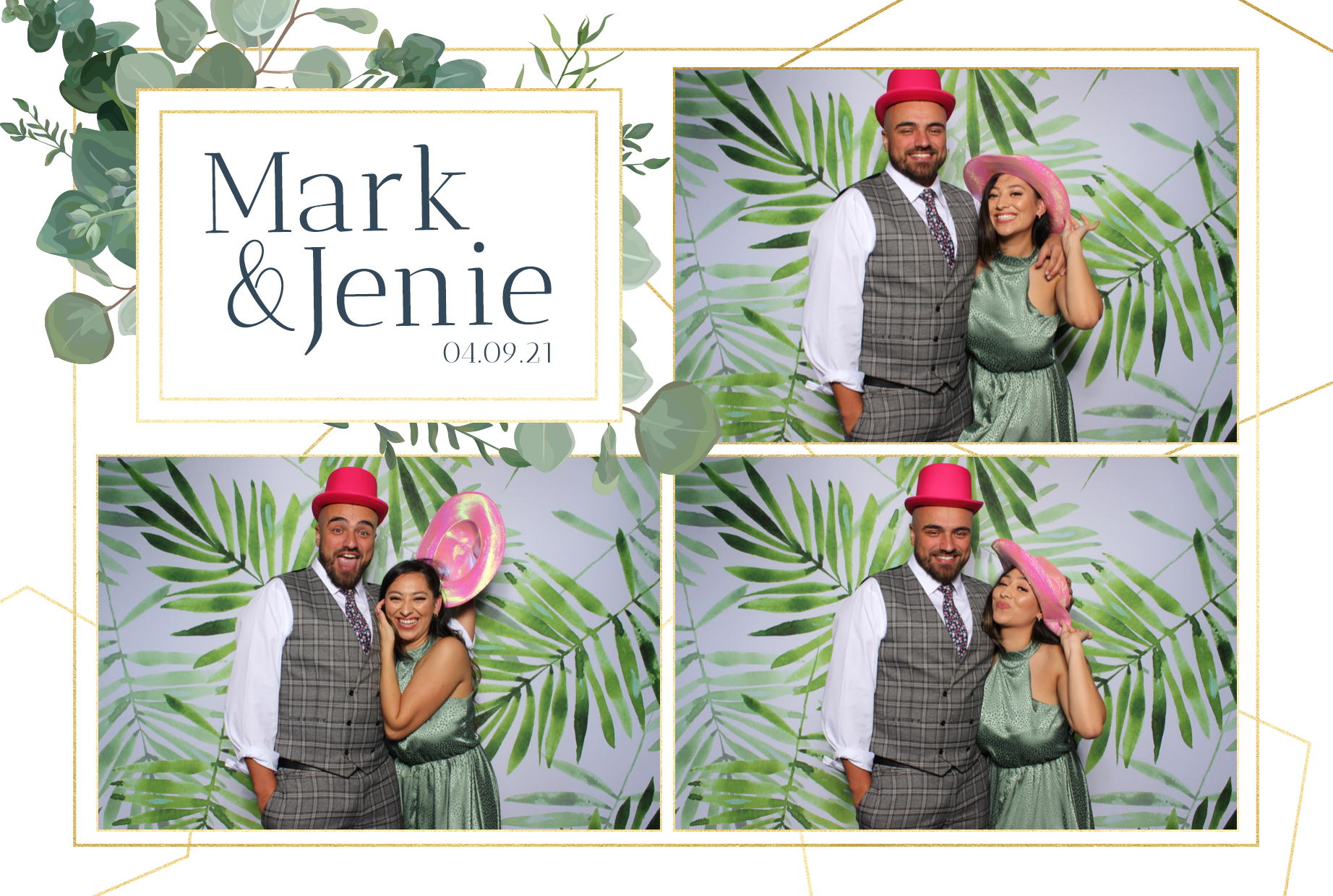 Mark & Jenie | View more photos from the event at images.mobile-photo-booth.com/u/MobilePhotoBoothUK/Mark-Jenie