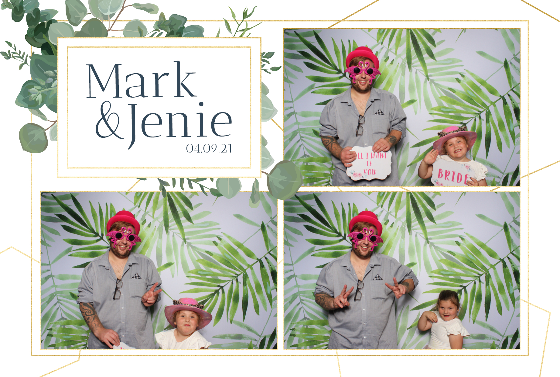Mark & Jenie | View more photos from the event at images.mobile-photo-booth.com/u/MobilePhotoBoothUK/Mark-Jenie