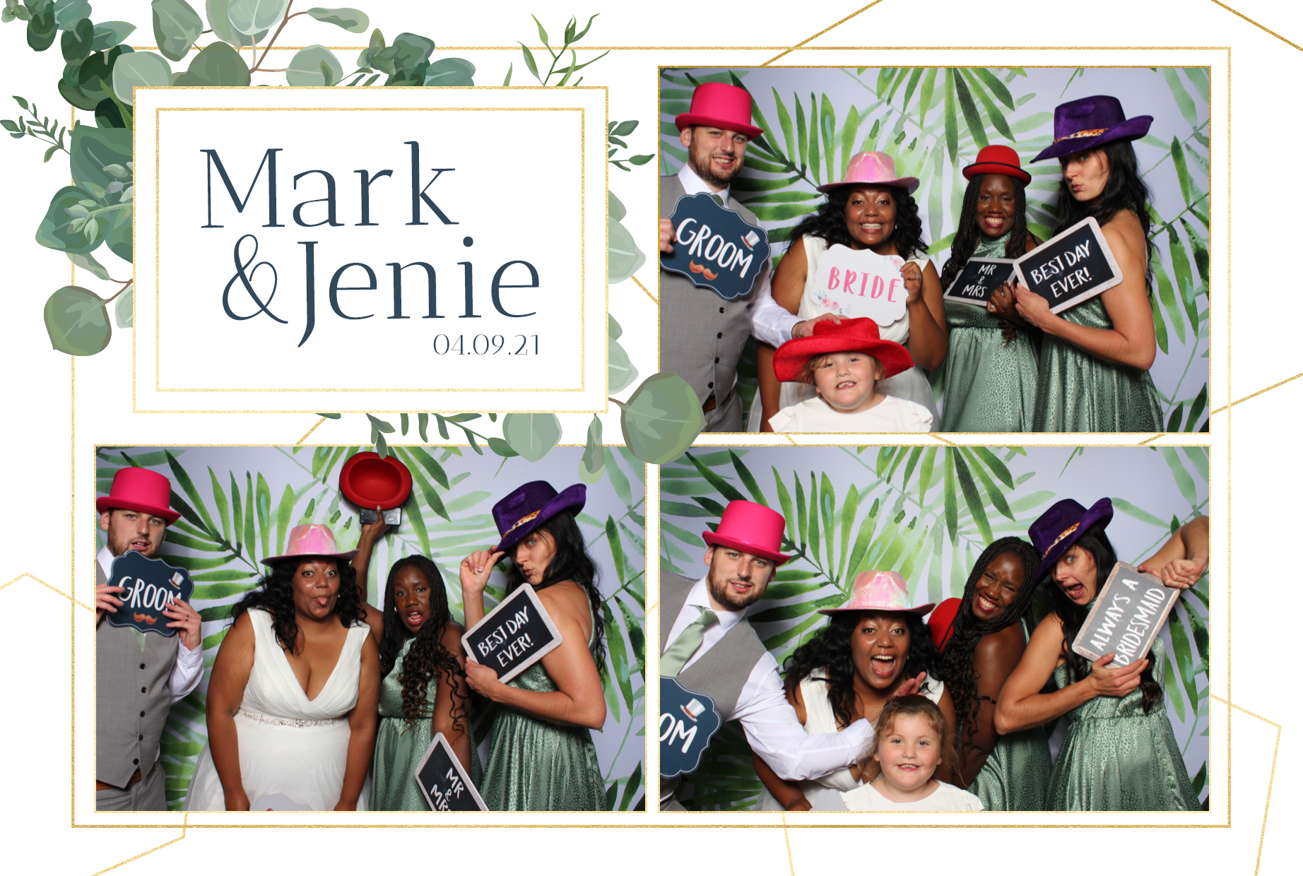 Mark & Jenie | View more photos from the event at images.mobile-photo-booth.com/u/MobilePhotoBoothUK/Mark-Jenie