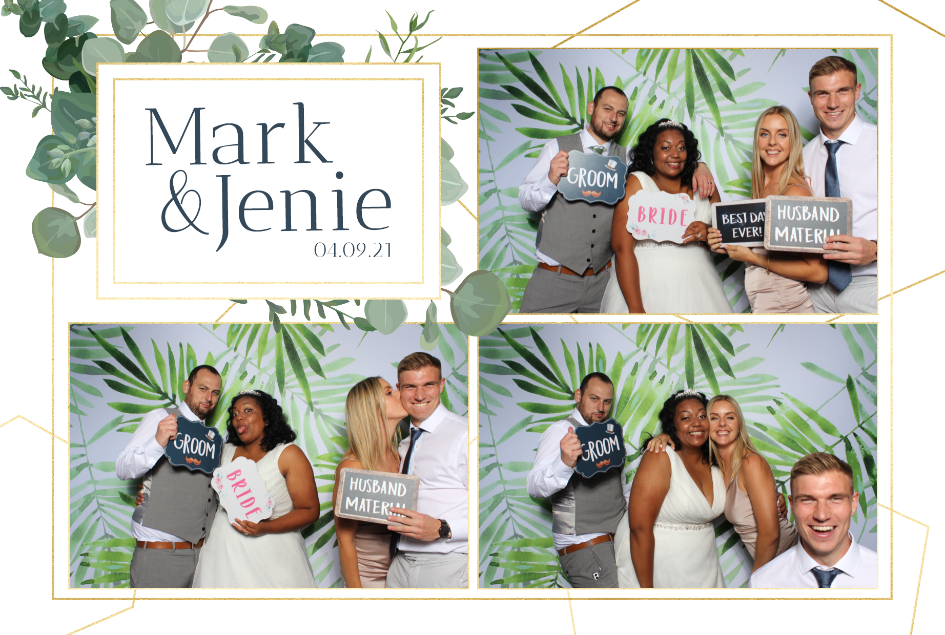 Mark & Jenie | View more photos from the event at images.mobile-photo-booth.com/u/MobilePhotoBoothUK/Mark-Jenie