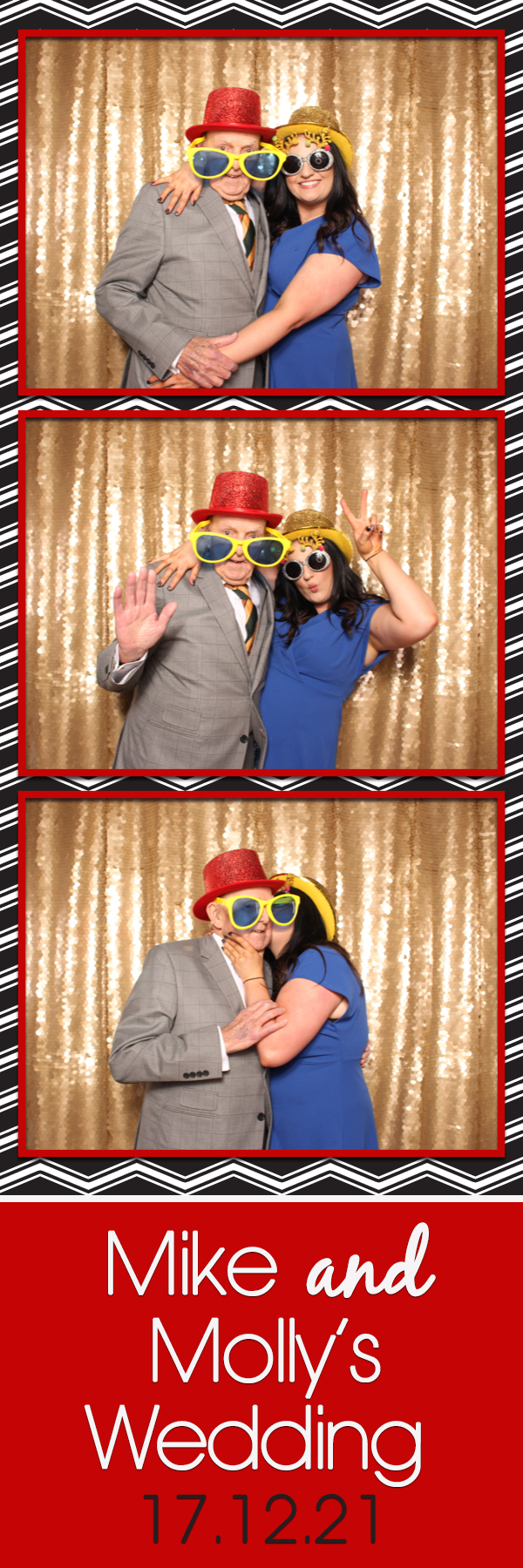 Mike & Molly | View more photos from the event at images.mobile-photo-booth.com/u/MobilePhotoBoothUK/Mike-Molly