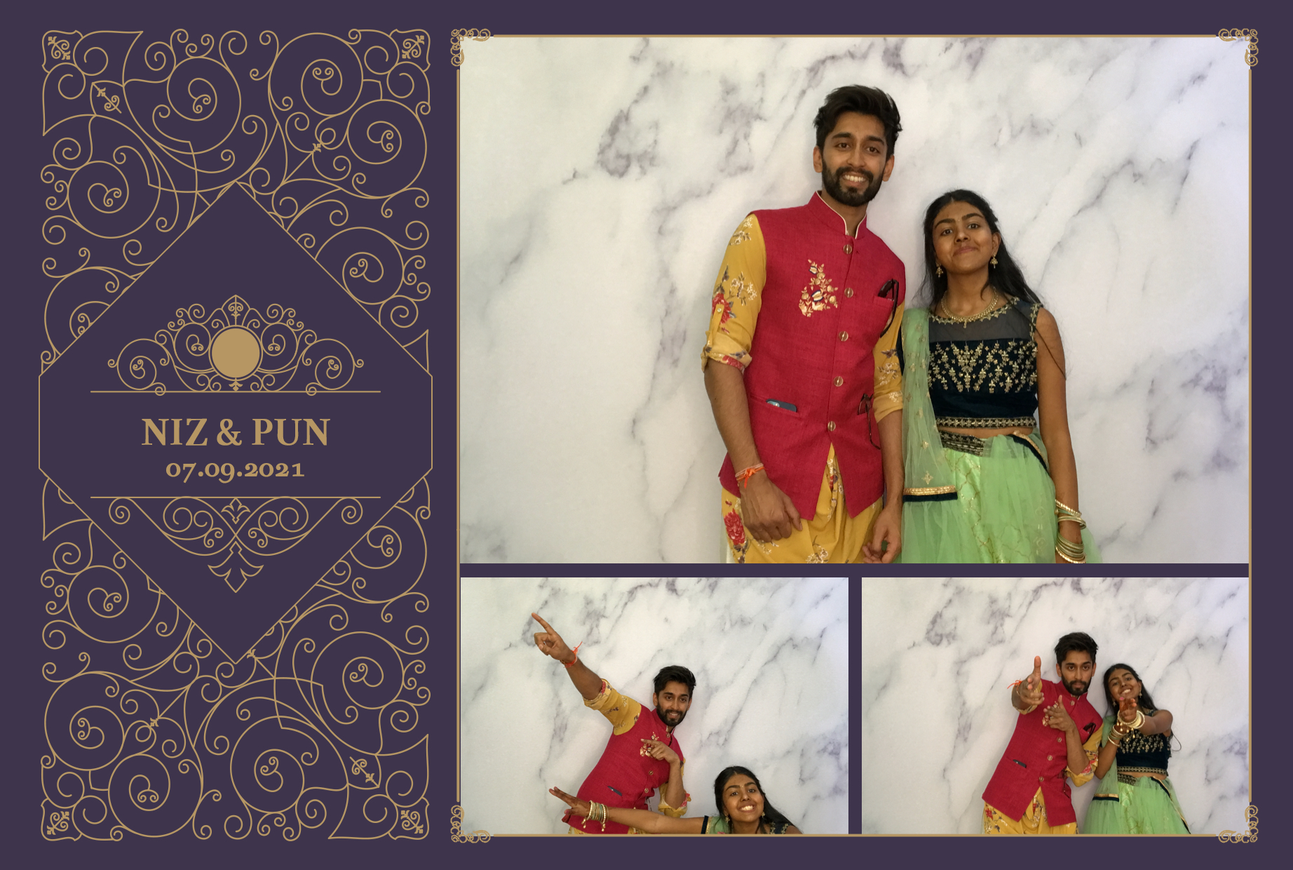Niz & Pun | View more photos from the event at images.mobile-photo-booth.com/u/MobilePhotoBoothUK/Niz-Pun