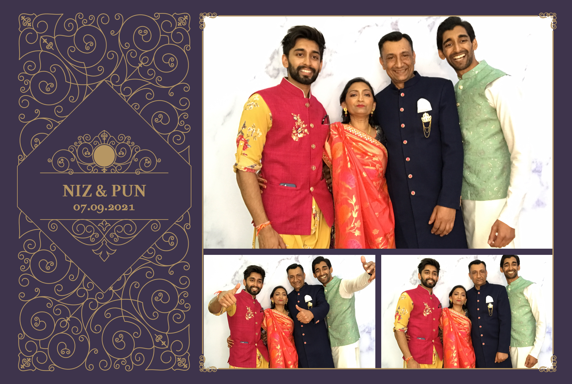 Niz & Pun | View more photos from the event at images.mobile-photo-booth.com/u/MobilePhotoBoothUK/Niz-Pun
