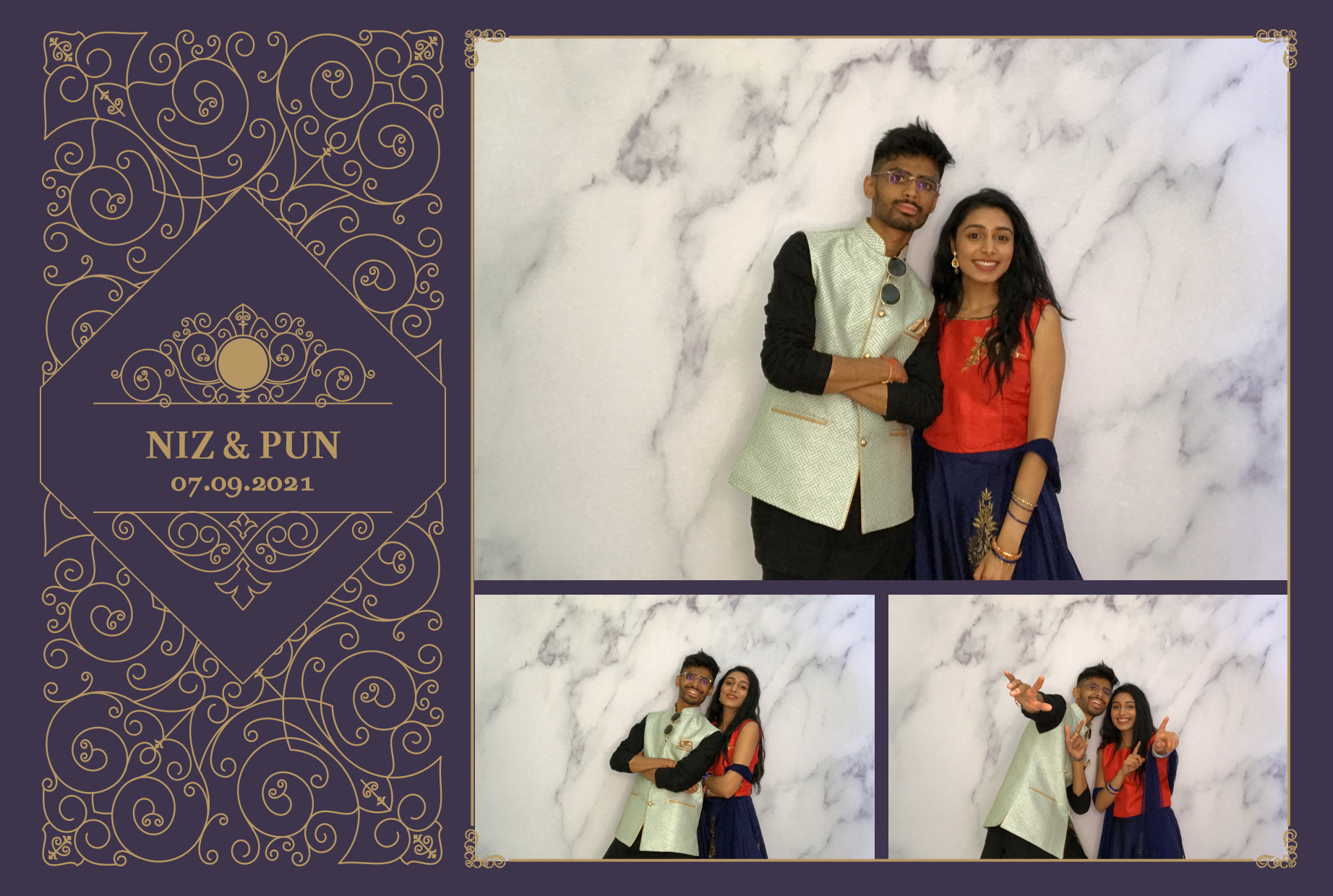 Niz & Pun | View more photos from the event at images.mobile-photo-booth.com/u/MobilePhotoBoothUK/Niz-Pun