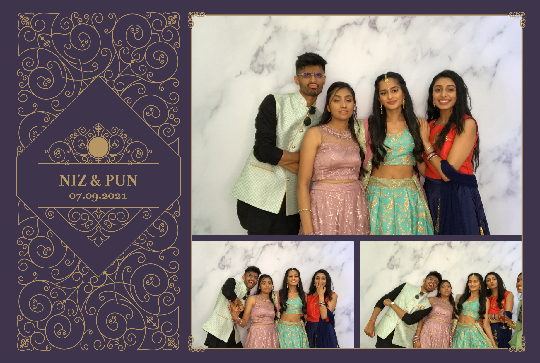 Niz & Pun | View more photos from the event at images.mobile-photo-booth.com/u/MobilePhotoBoothUK/Niz-Pun
