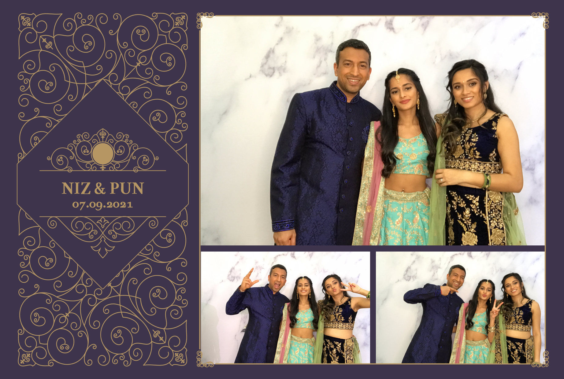 Niz & Pun | View more photos from the event at images.mobile-photo-booth.com/u/MobilePhotoBoothUK/Niz-Pun
