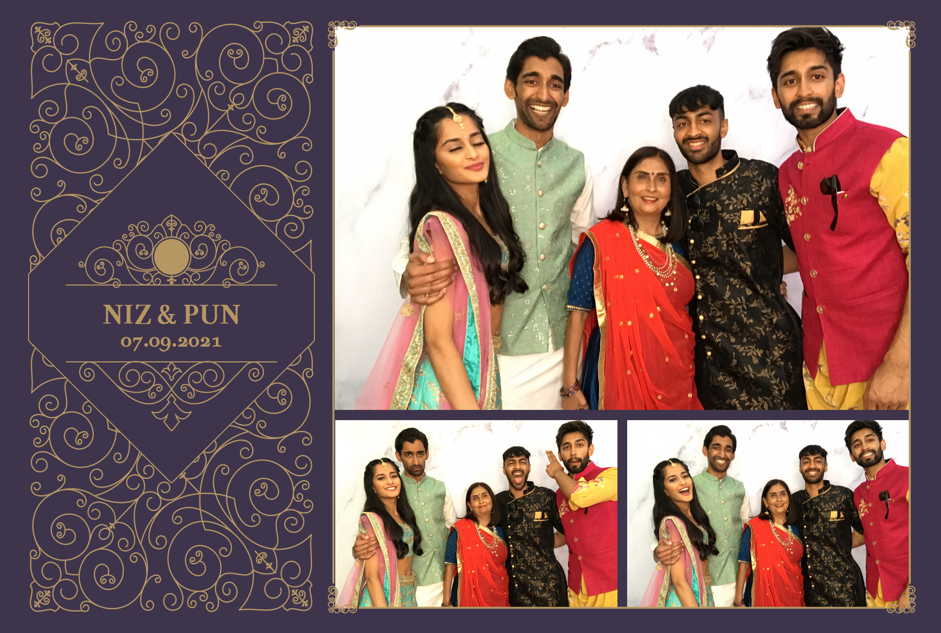 Niz & Pun | View more photos from the event at images.mobile-photo-booth.com/u/MobilePhotoBoothUK/Niz-Pun