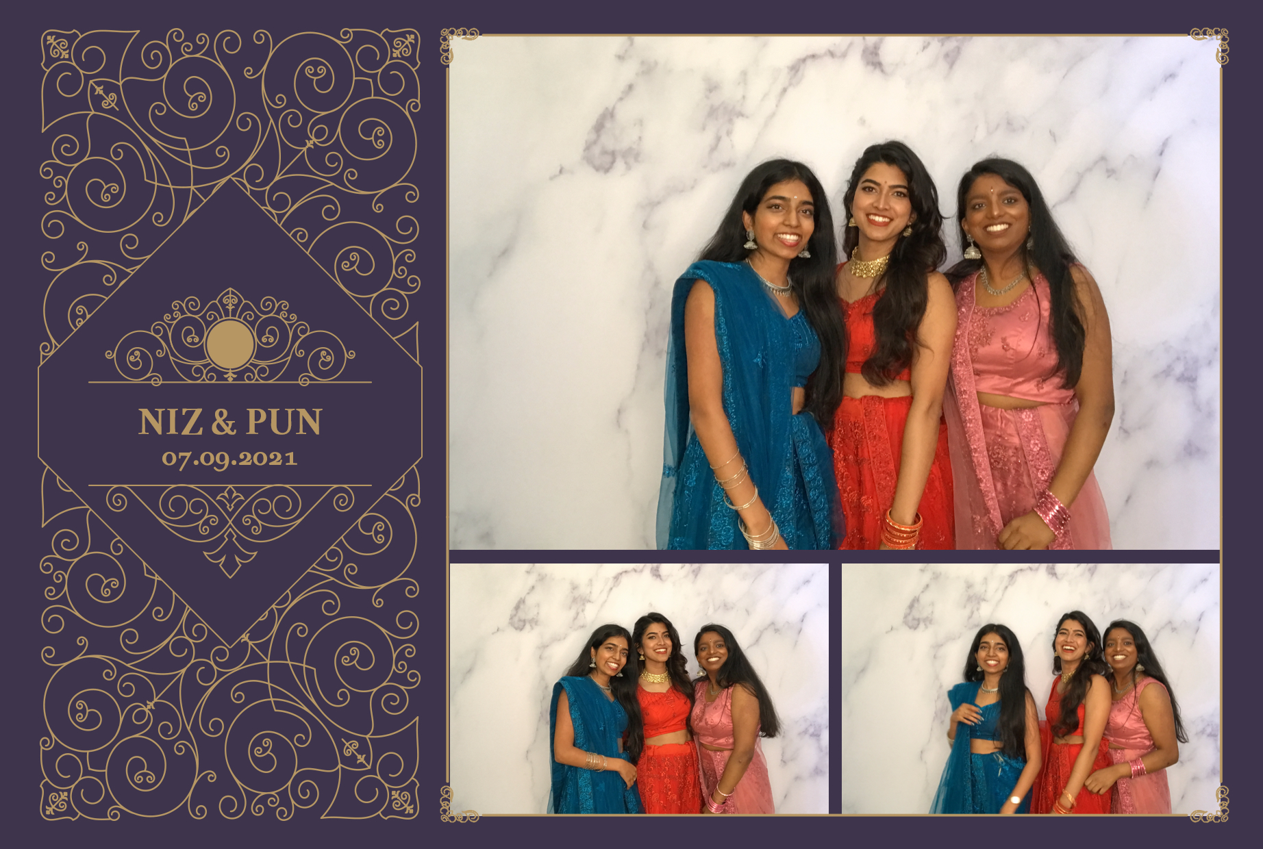 Niz & Pun | View more photos from the event at images.mobile-photo-booth.com/u/MobilePhotoBoothUK/Niz-Pun