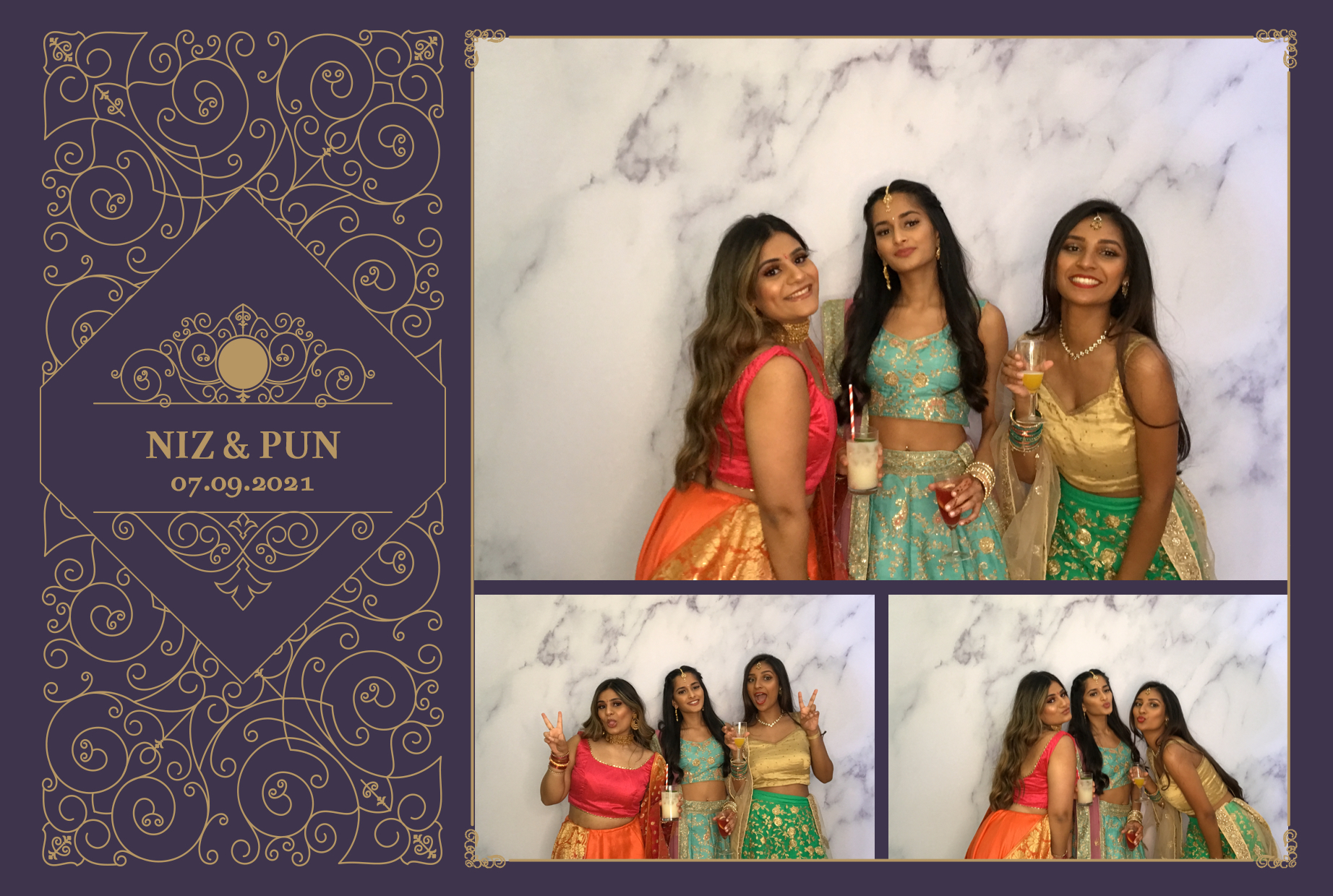 Niz & Pun | View more photos from the event at images.mobile-photo-booth.com/u/MobilePhotoBoothUK/Niz-Pun