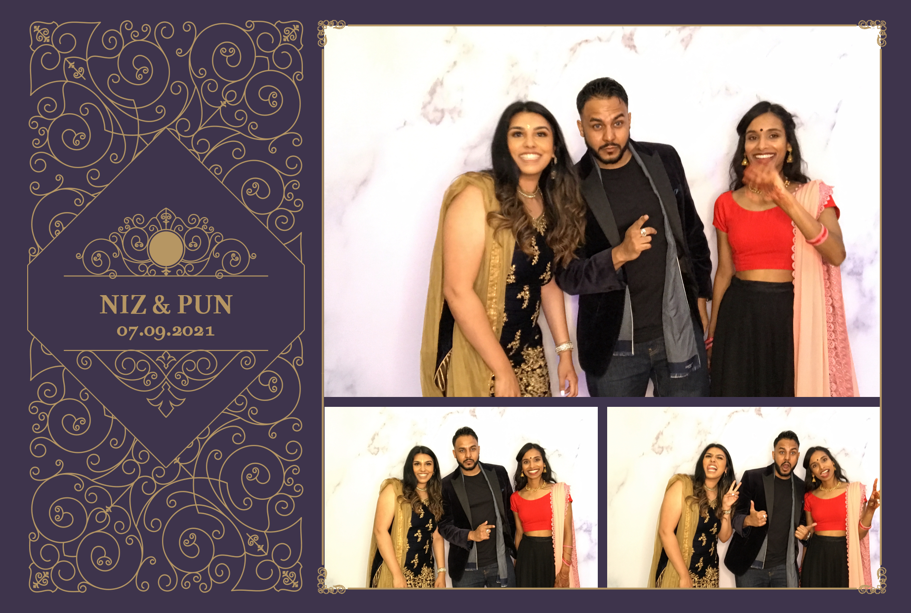 Niz & Pun | View more photos from the event at images.mobile-photo-booth.com/u/MobilePhotoBoothUK/Niz-Pun